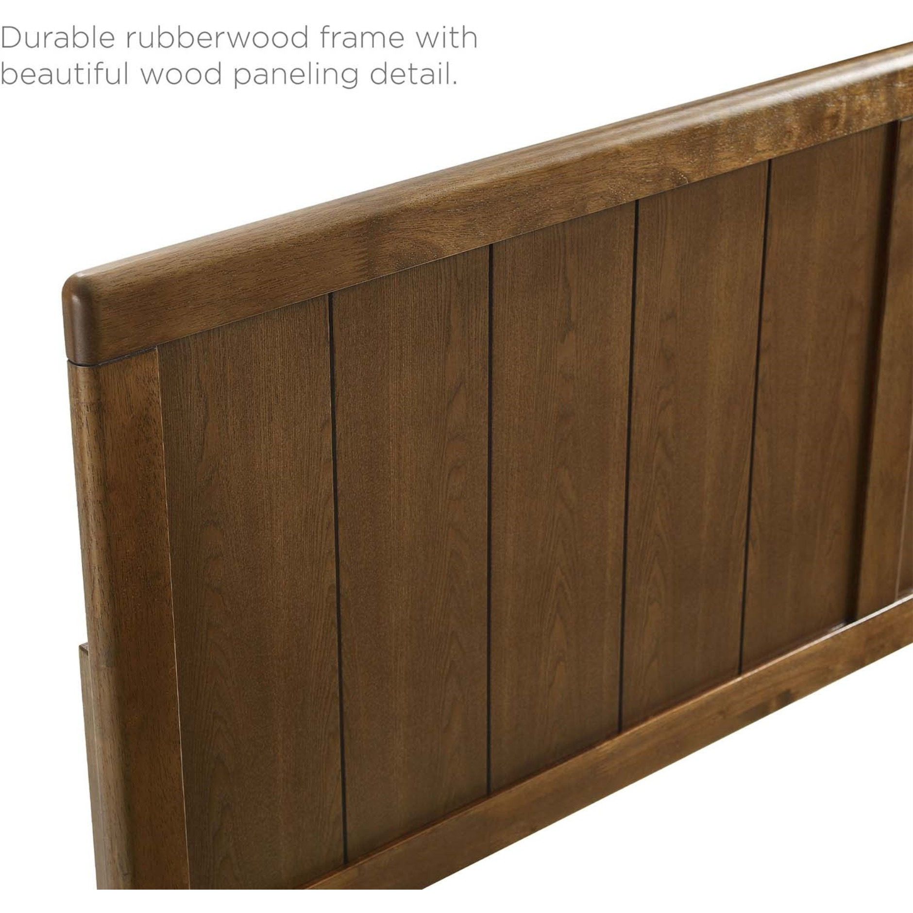 Robbie Full Wood Headboard - Walnut