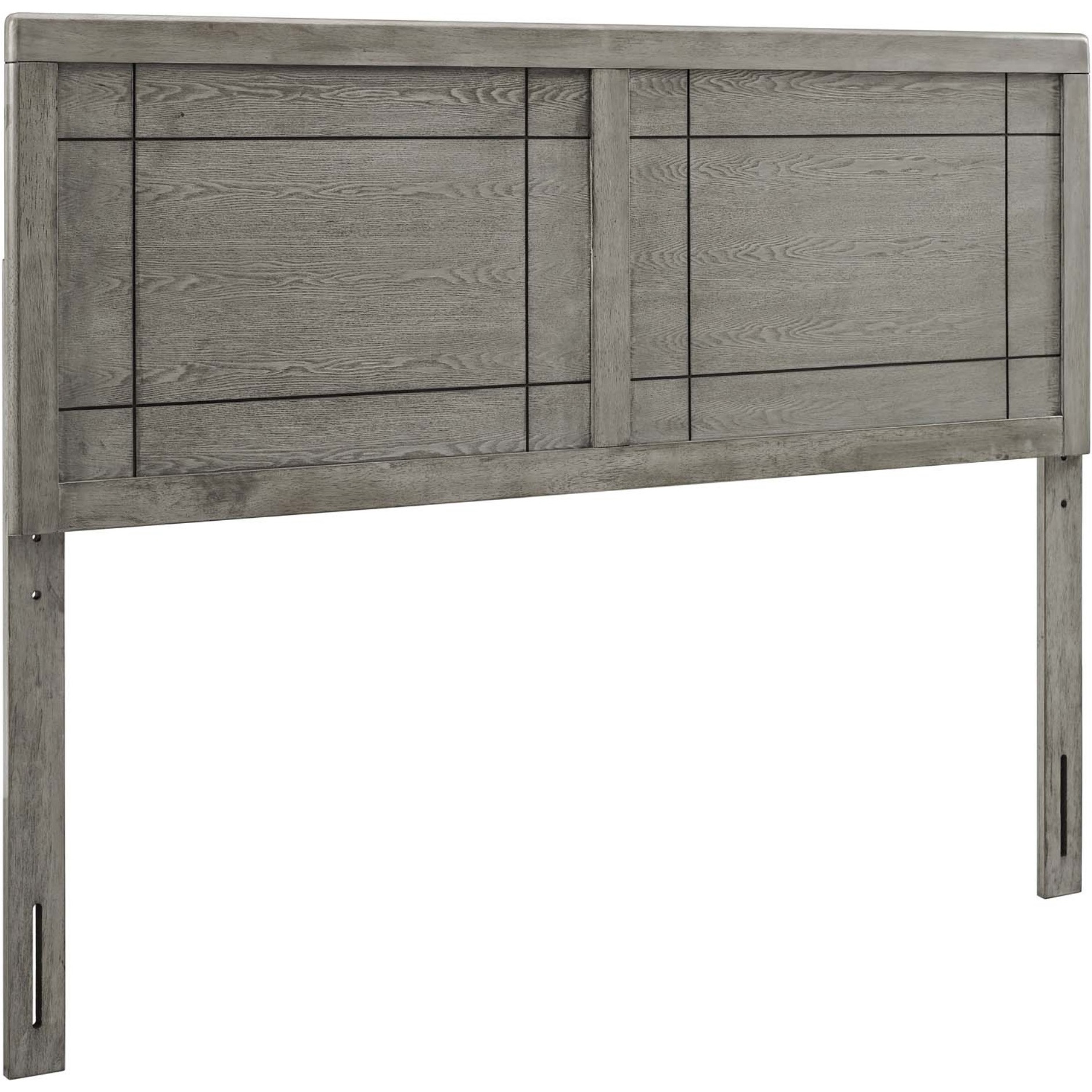 Archie King Wood Headboard - Gray