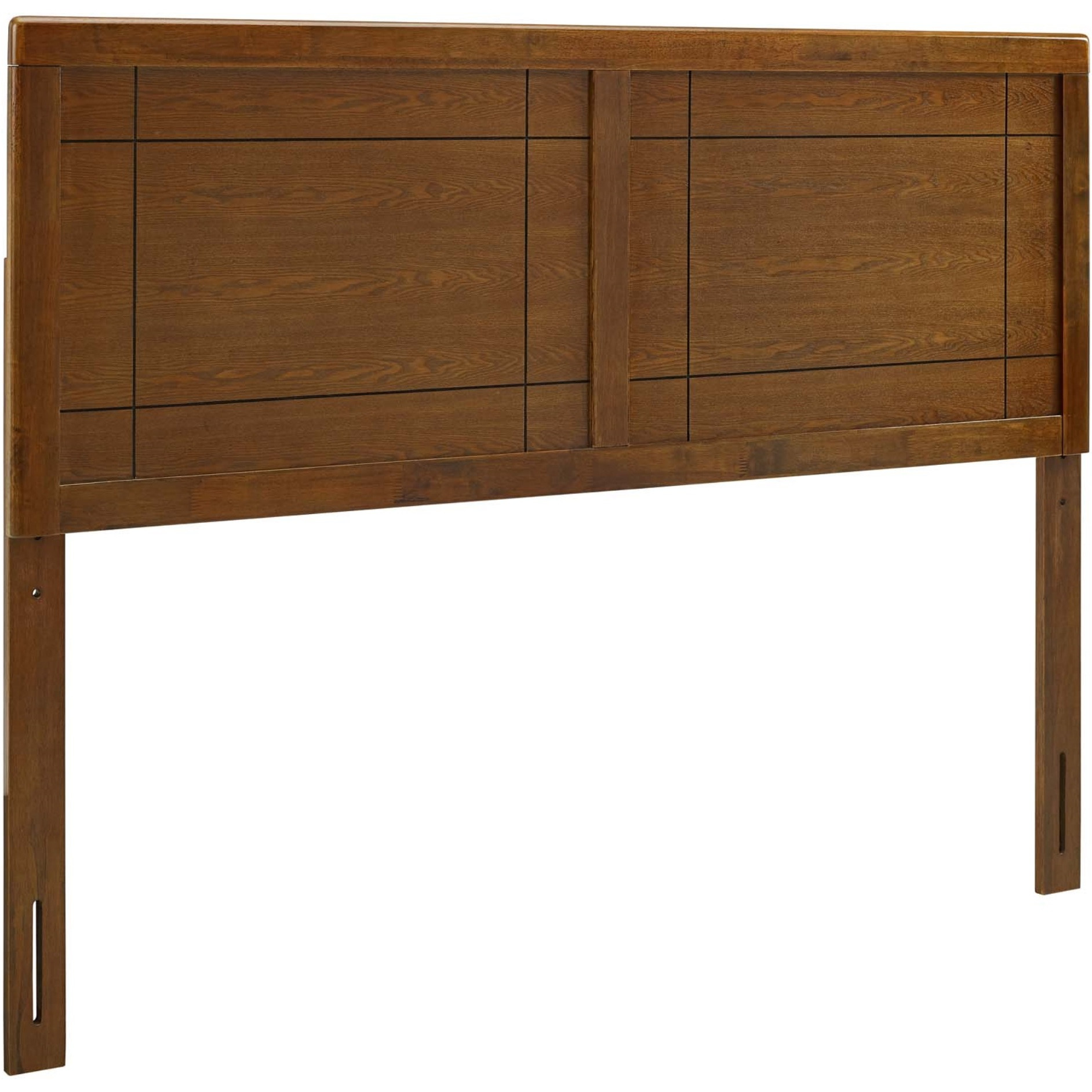 Archie King Wood Headboard - Walnut