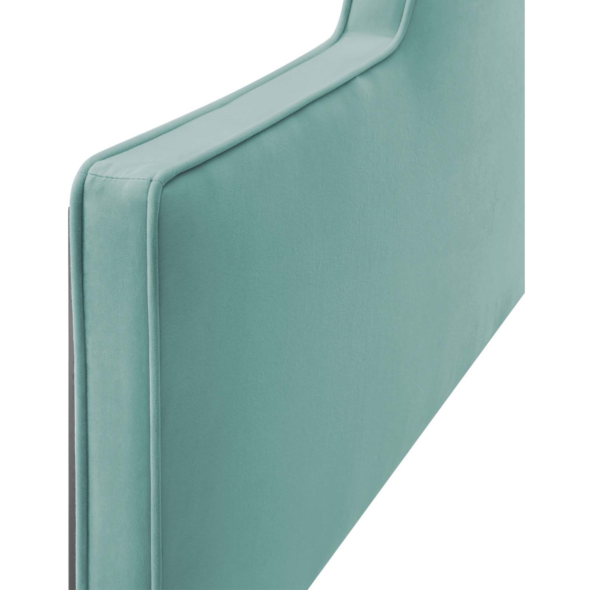 Dawn King/California King Performance Velvet Headboard - Mint