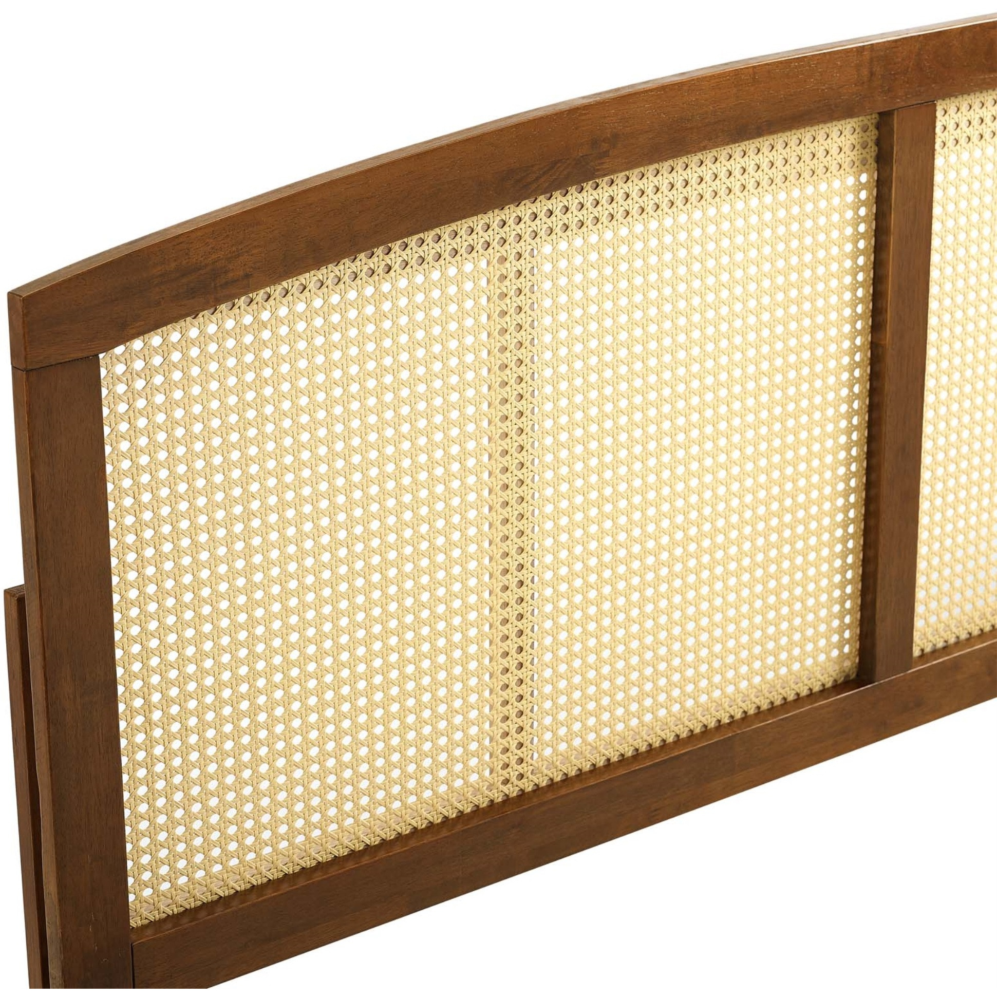 Halcyon Cane Full Headboard - Walnut