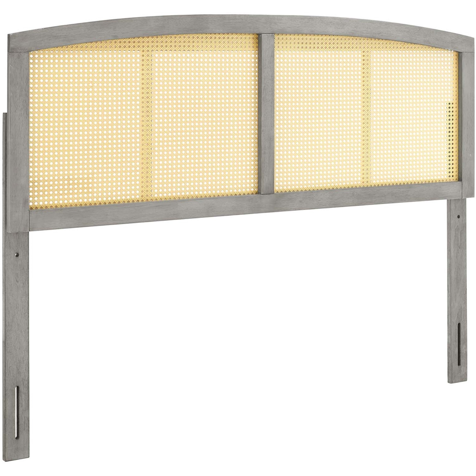 Halcyon Cane Queen Headboard - Gray