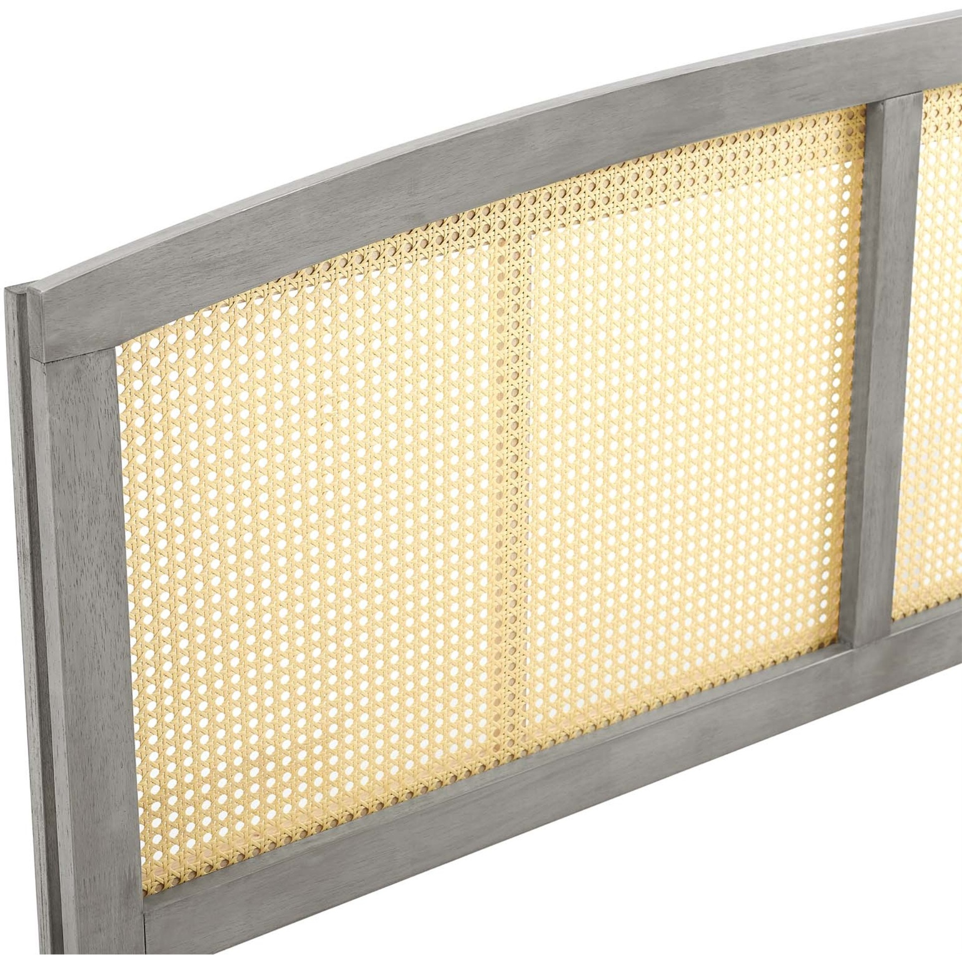 Halcyon Cane Queen Headboard - Gray