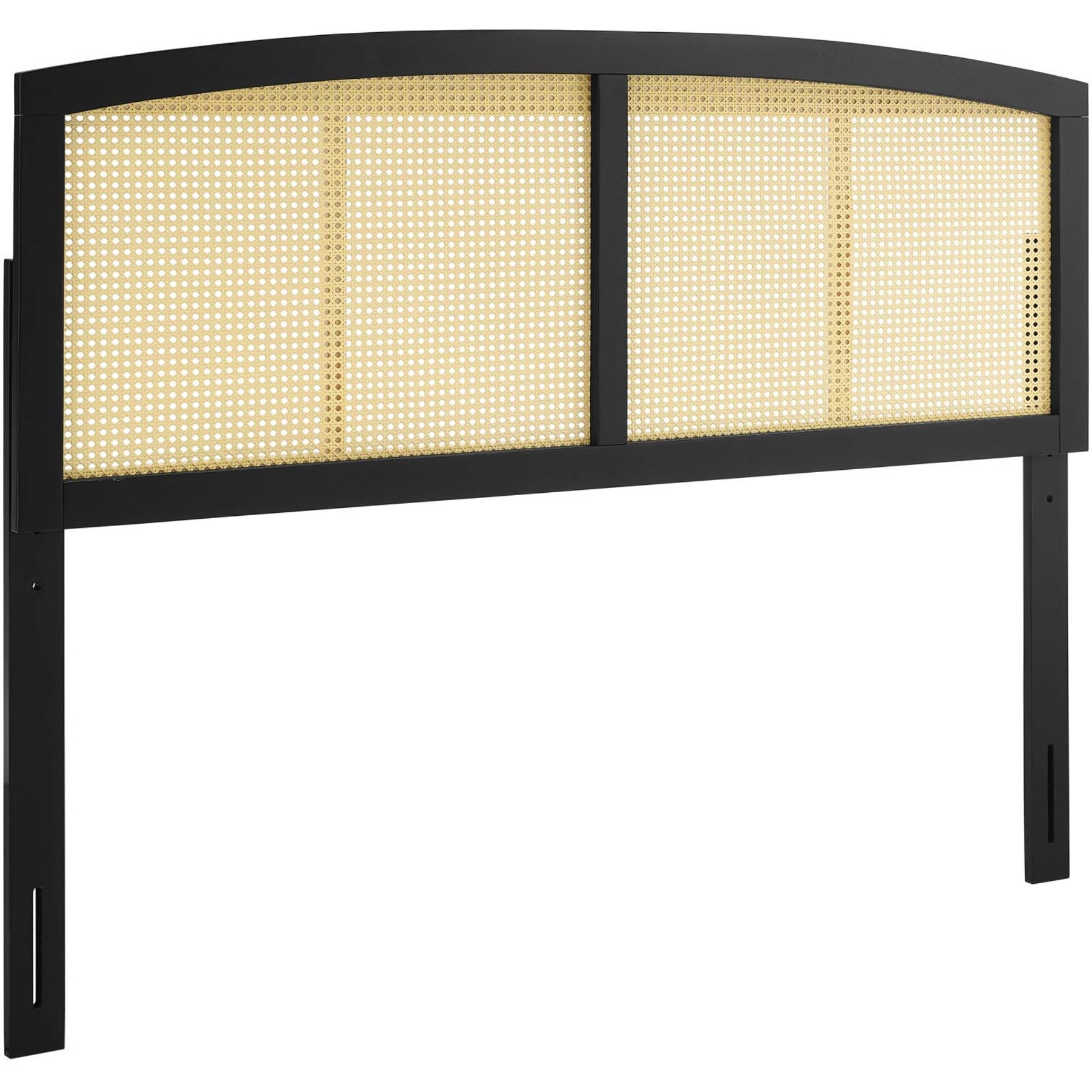 Halcyon Cane King Headboard - Black