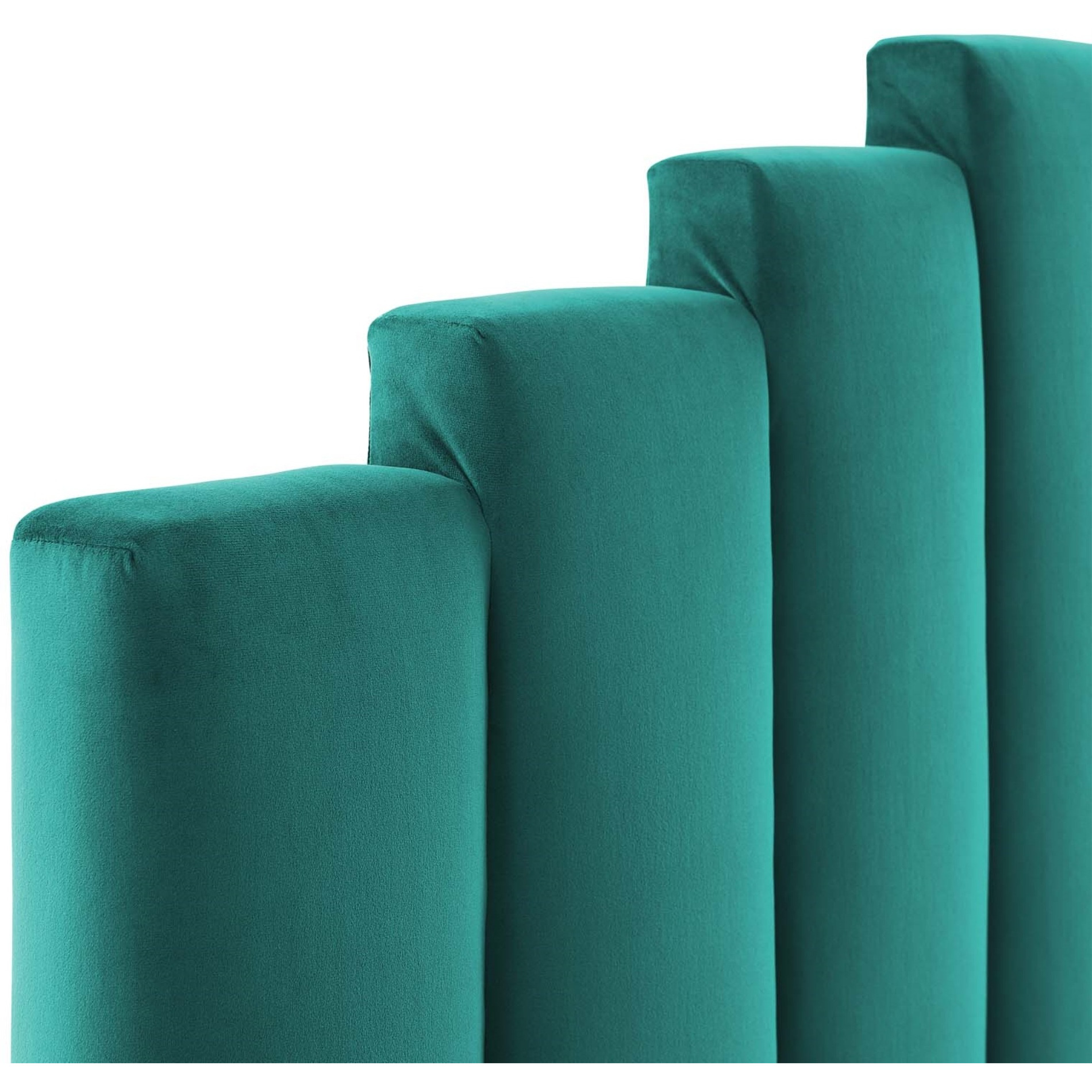 Noelle Performance Velvet King/California King Headboard - Teal