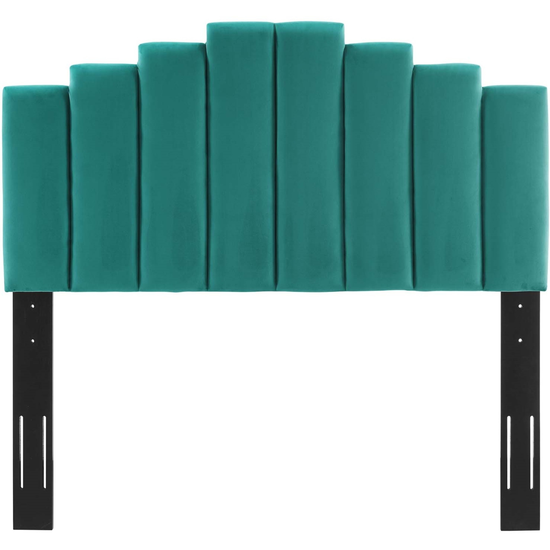 Noelle Performance Velvet King/California King Headboard - Teal