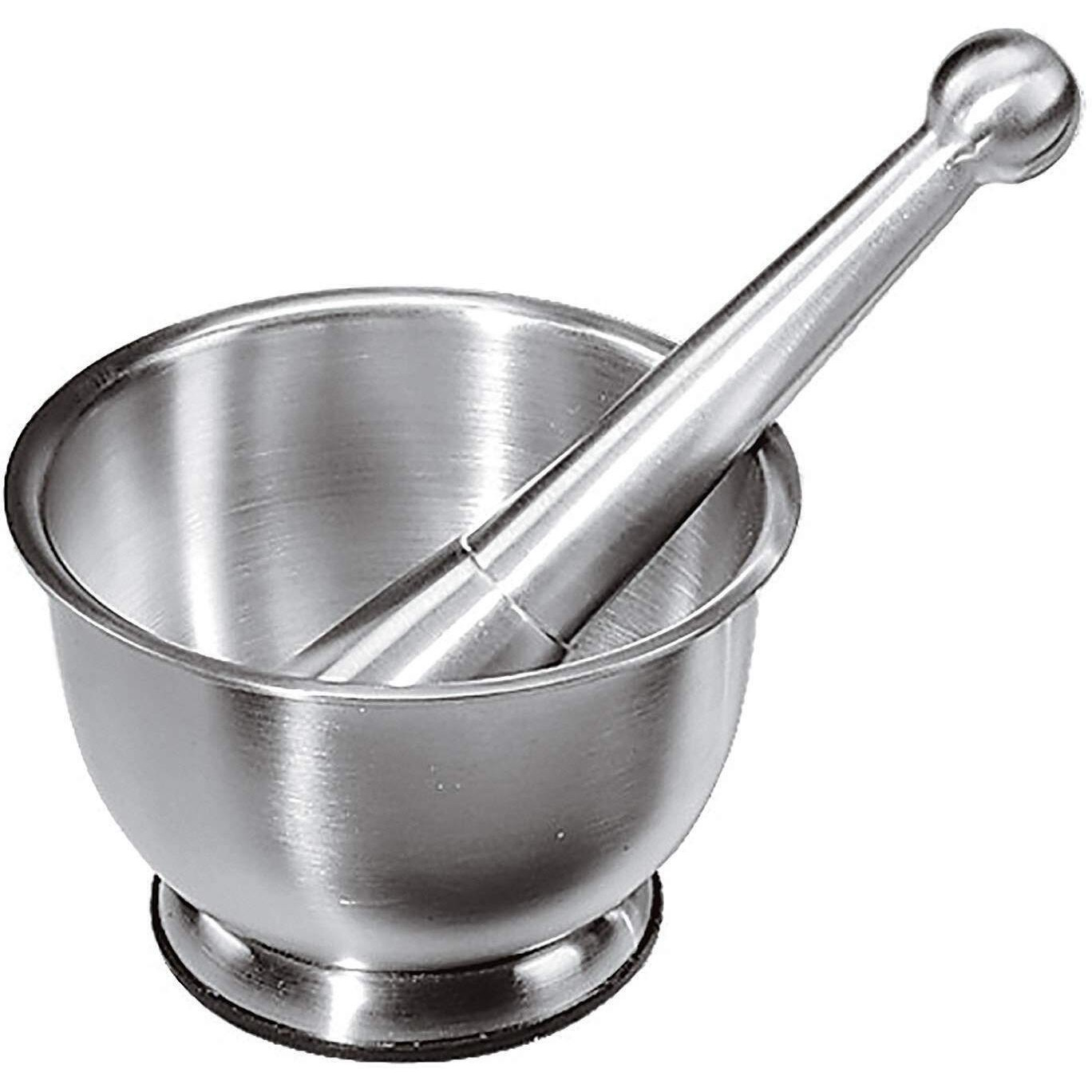 MORTAR & PESTLE - INOX