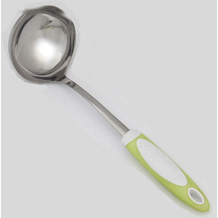 EASY GRIP LADLE - GREEN/WHITE