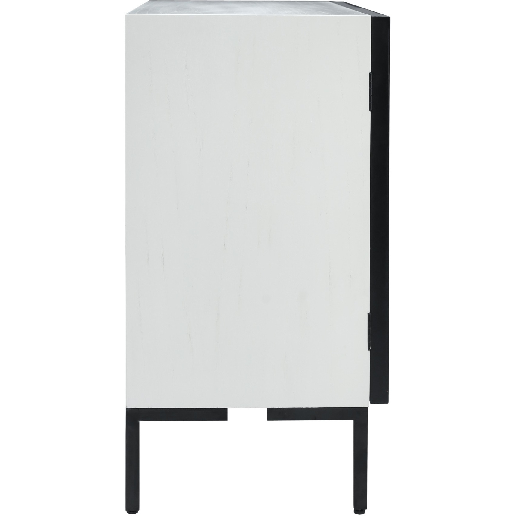 Checkmate Cabinet - Checkmate White and Mirror