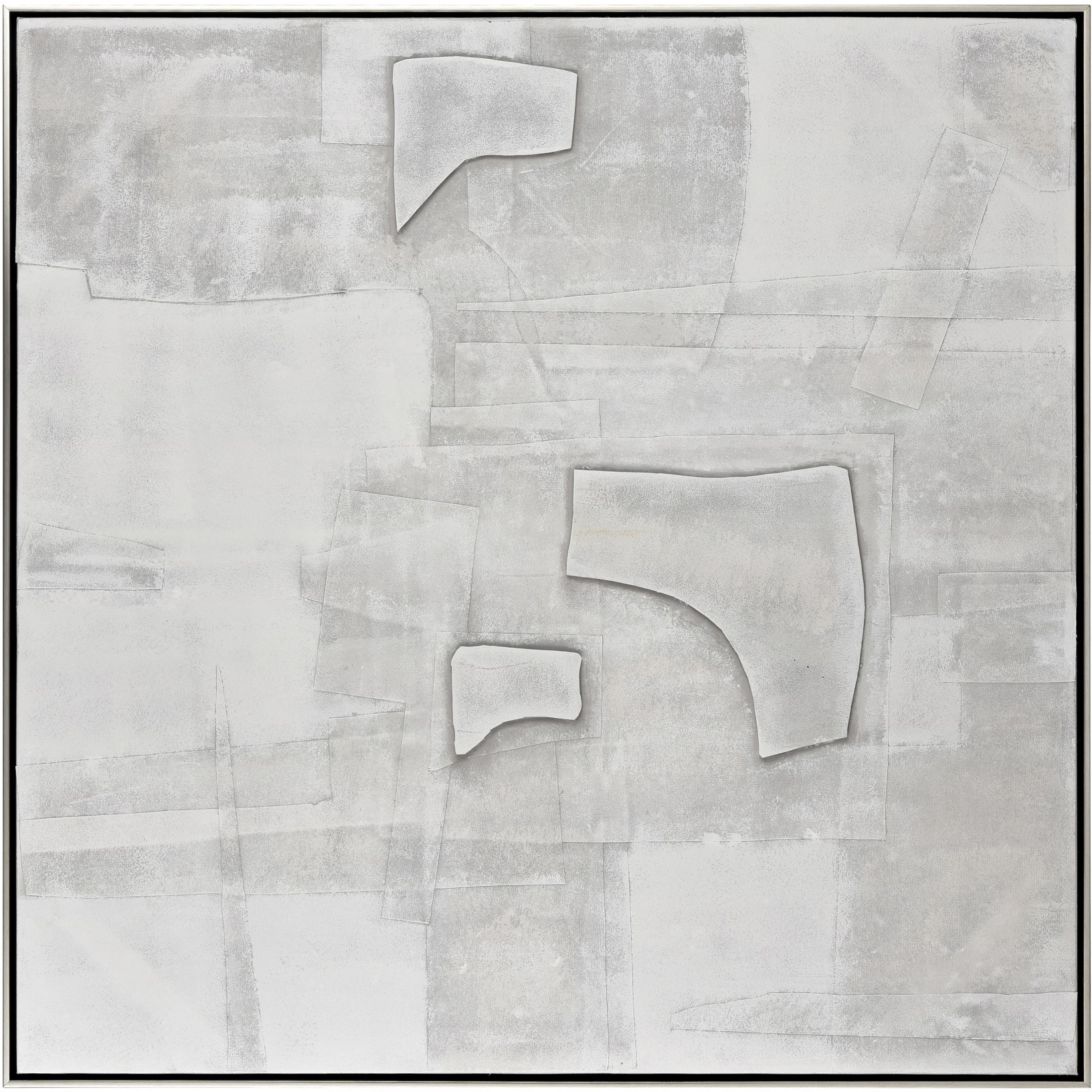 Whiten I Abstract Framed Wall Art