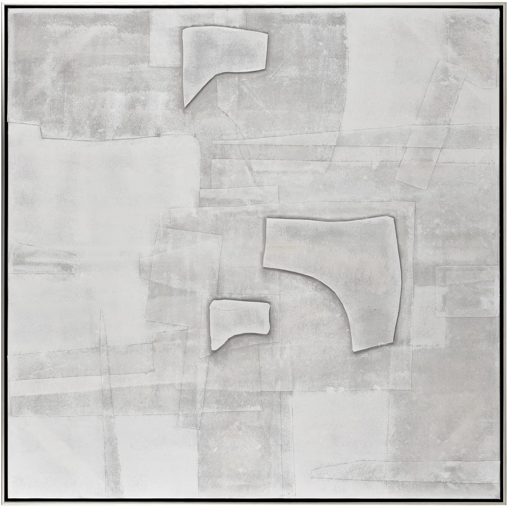 Whiten I Abstract Framed Wall Art