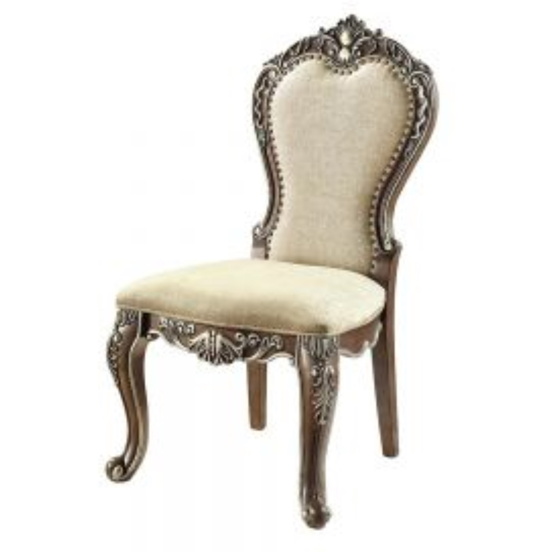 ACME Latisha Side Chair(Set-2), Antique Oak Finish