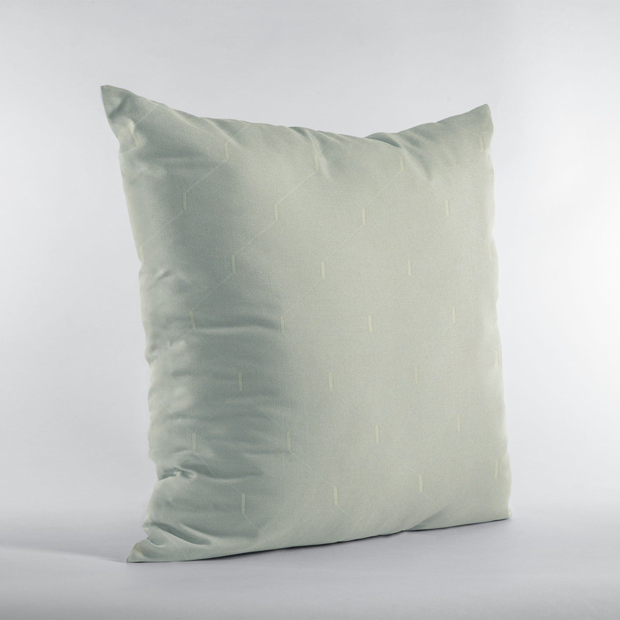 Plutus White Kona Embroydery, Some Shine To This Pattern Luxury Throw Pillow - Double sided  22" x 22"
