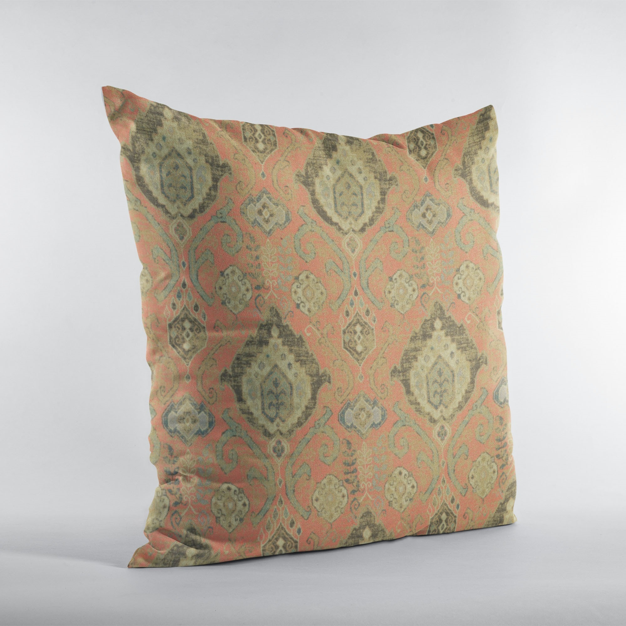 Plutus Terracotta Romero Woven Luxury Throw Pillow - Double sided  12" x 20"