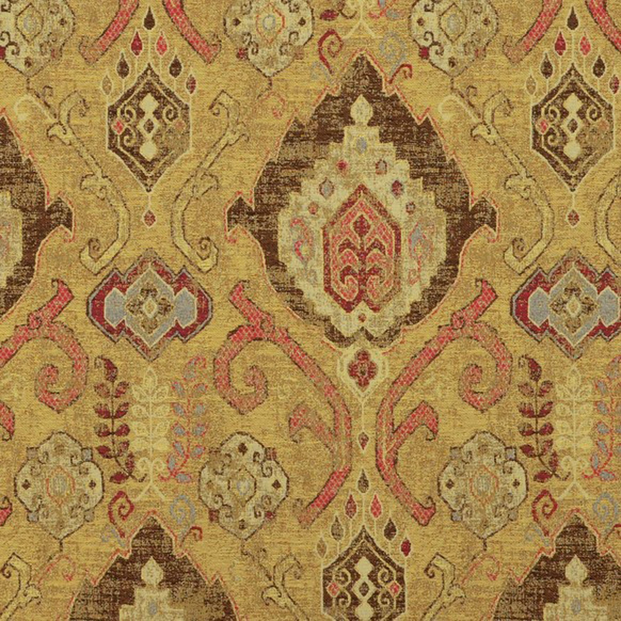 Plutus Vintage Gold Romero Woven Luxury Throw Pillow - Double sided  20" x 36" King