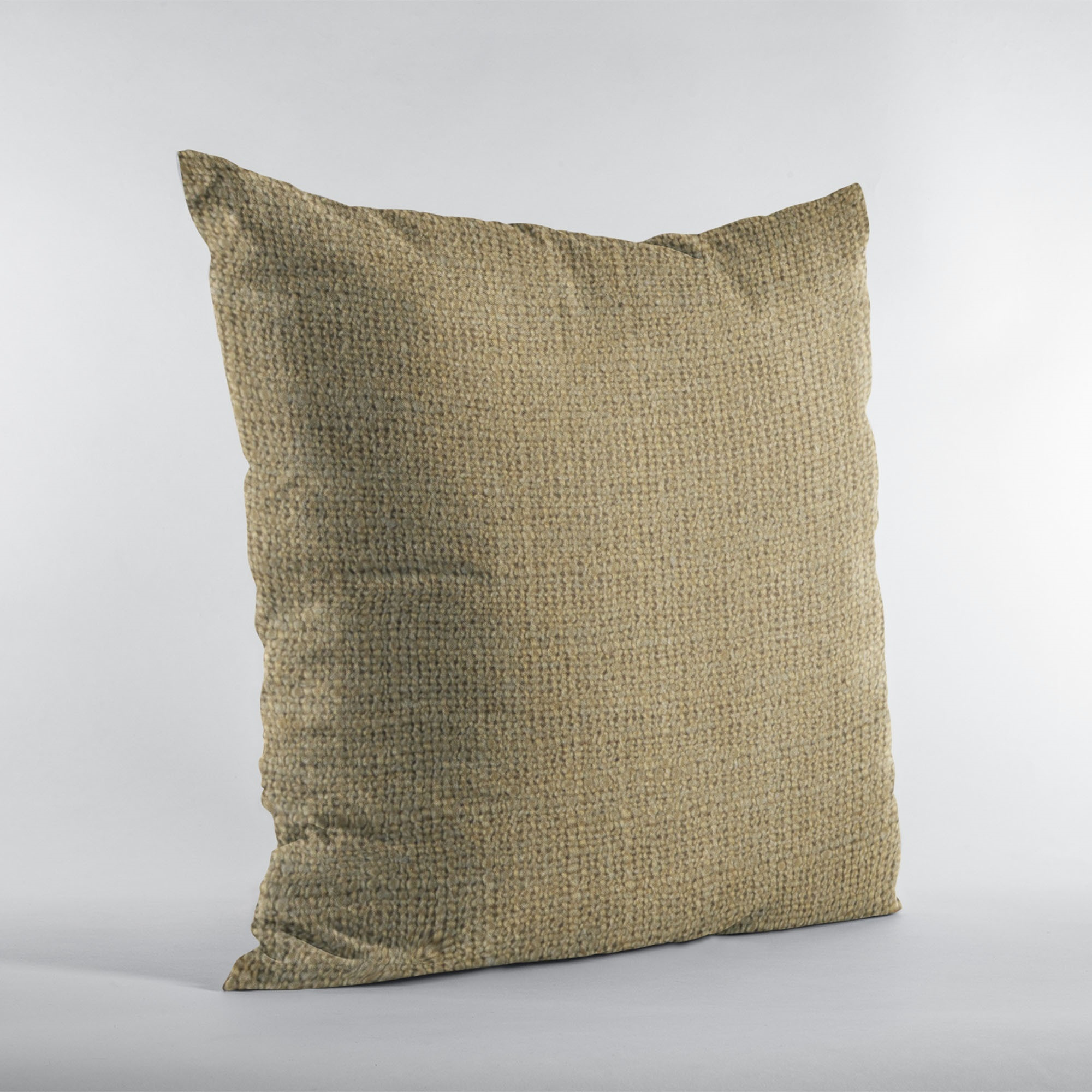 Plutus Desized Wall Textured Solid, With Open Weave. Luxury Throw Pillow - Double sided  20" x 36" King