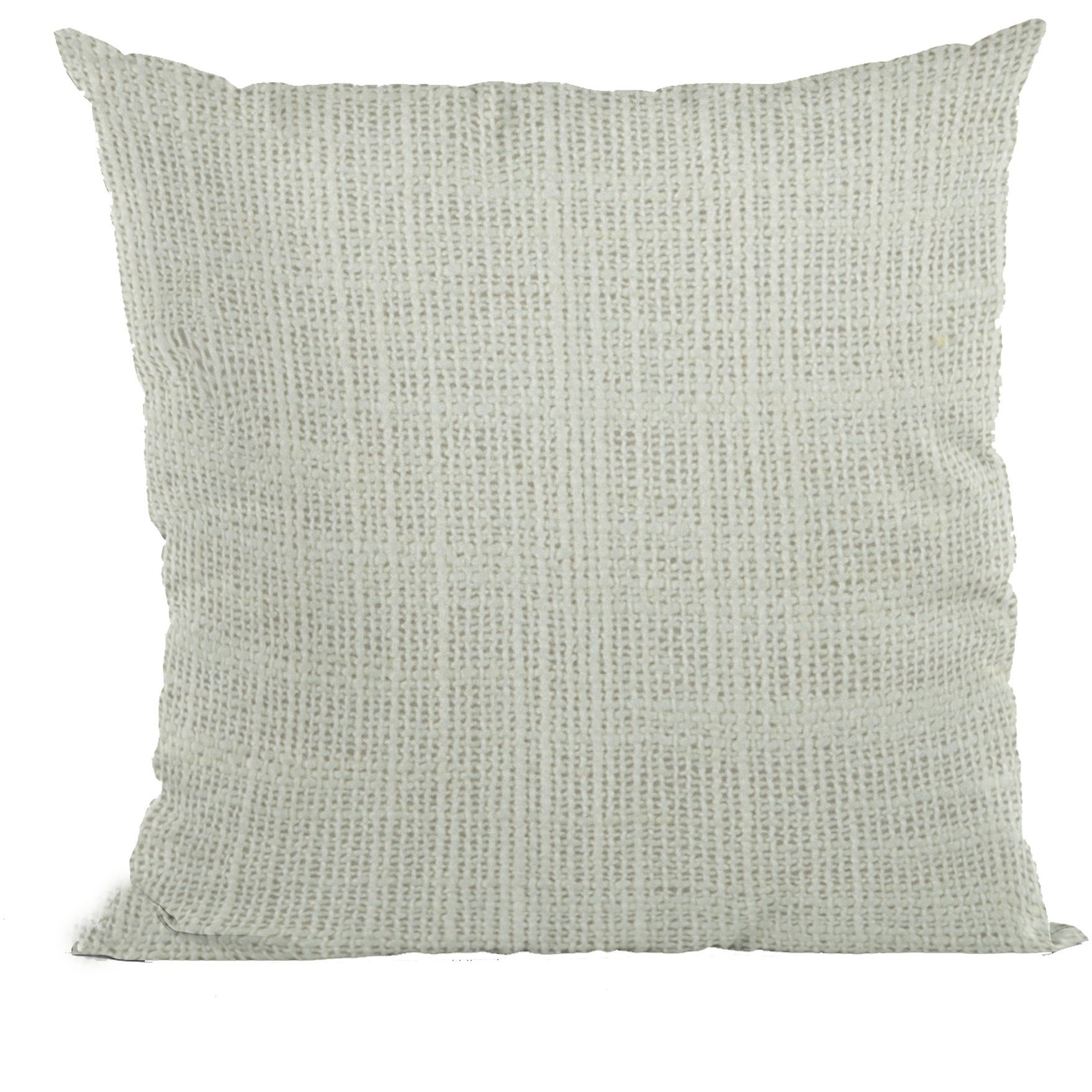 Plutus White Wall Textured Solid, With Open Weave. Luxury Throw Pillow - Double sided  20" x 36" King