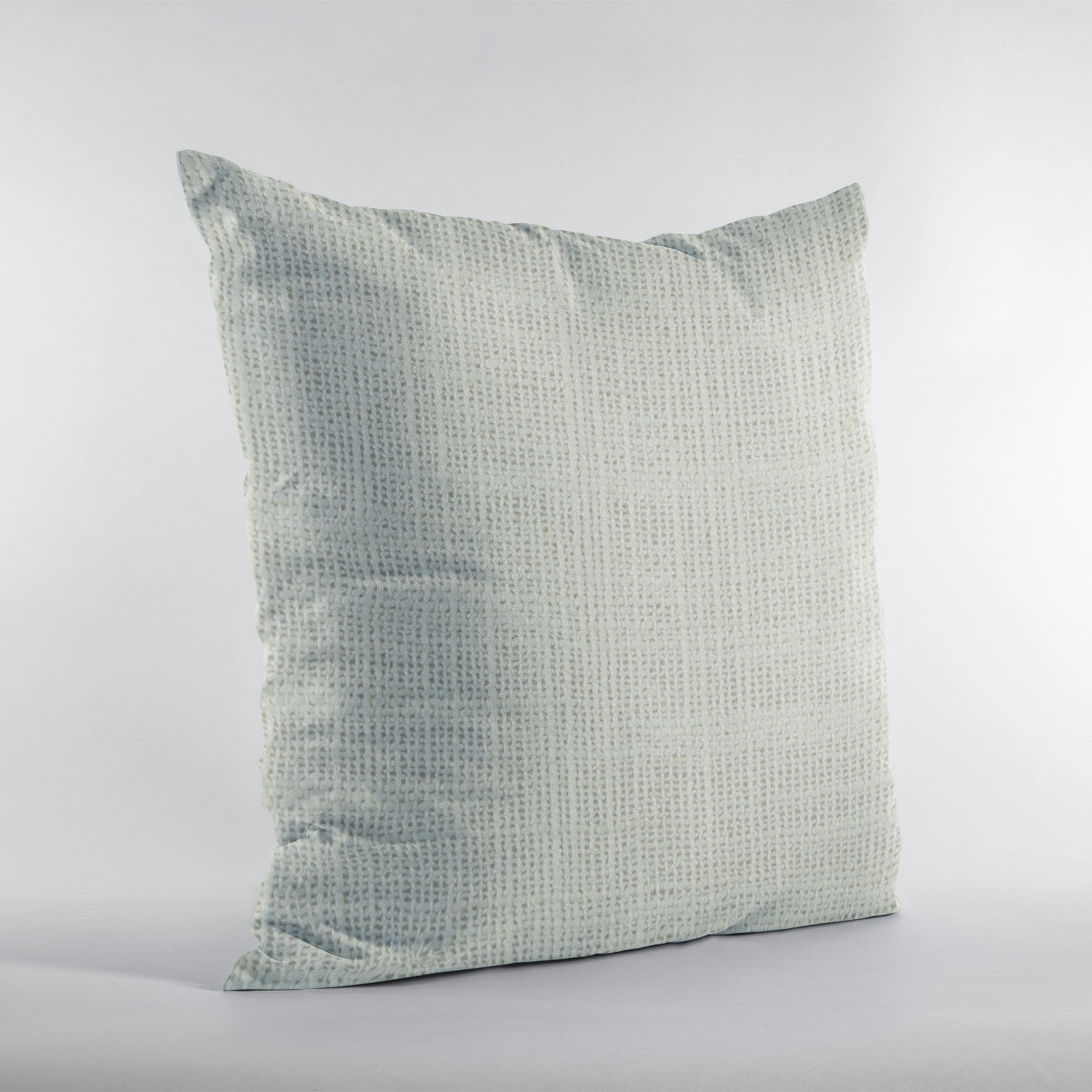 Plutus White Wall Textured Solid, With Open Weave. Luxury Throw Pillow - Double sided  20" x 36" King