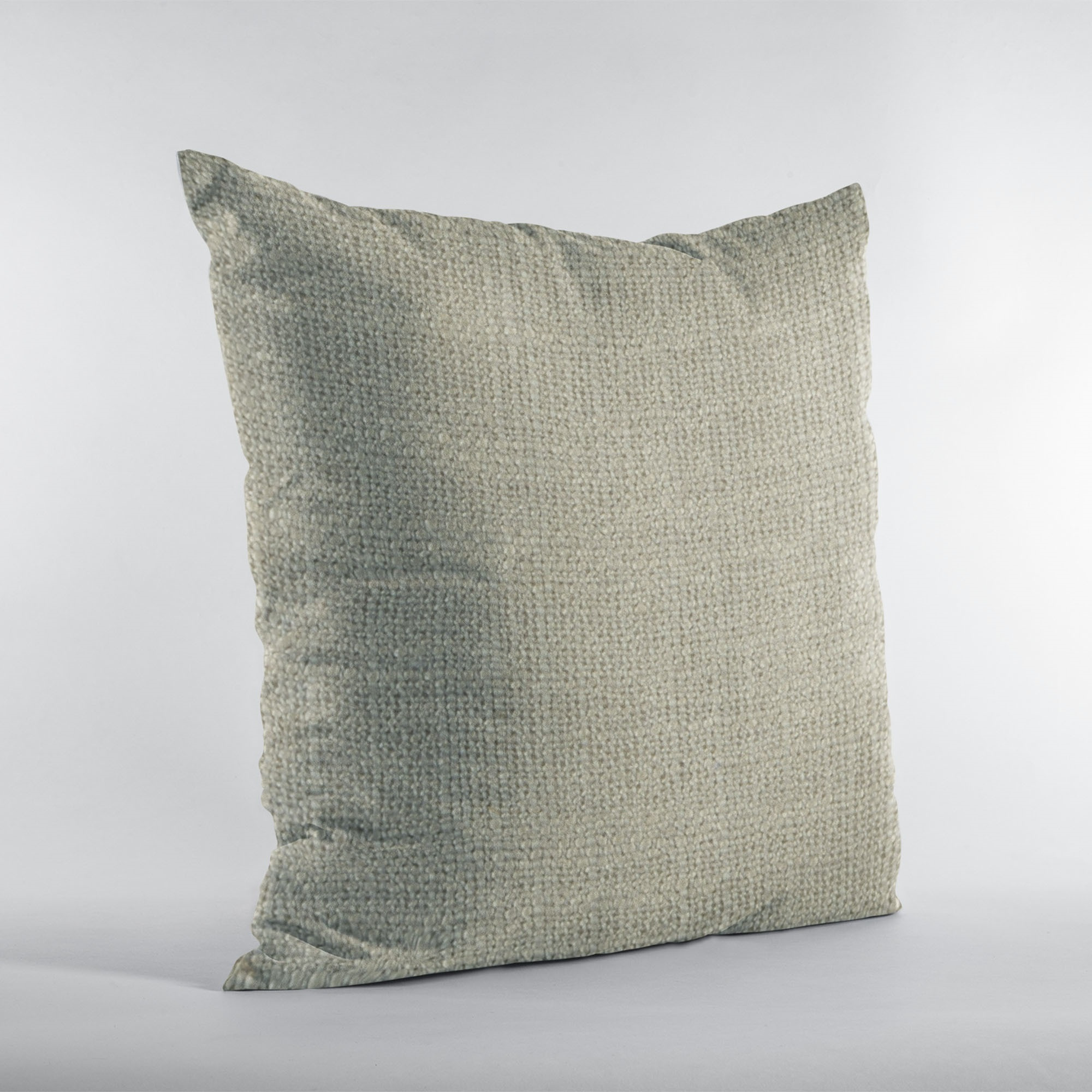Plutus Travertine Wall Textured Solid, With Open Weave. Luxury Throw Pillow - Double sided  18" x 18"
