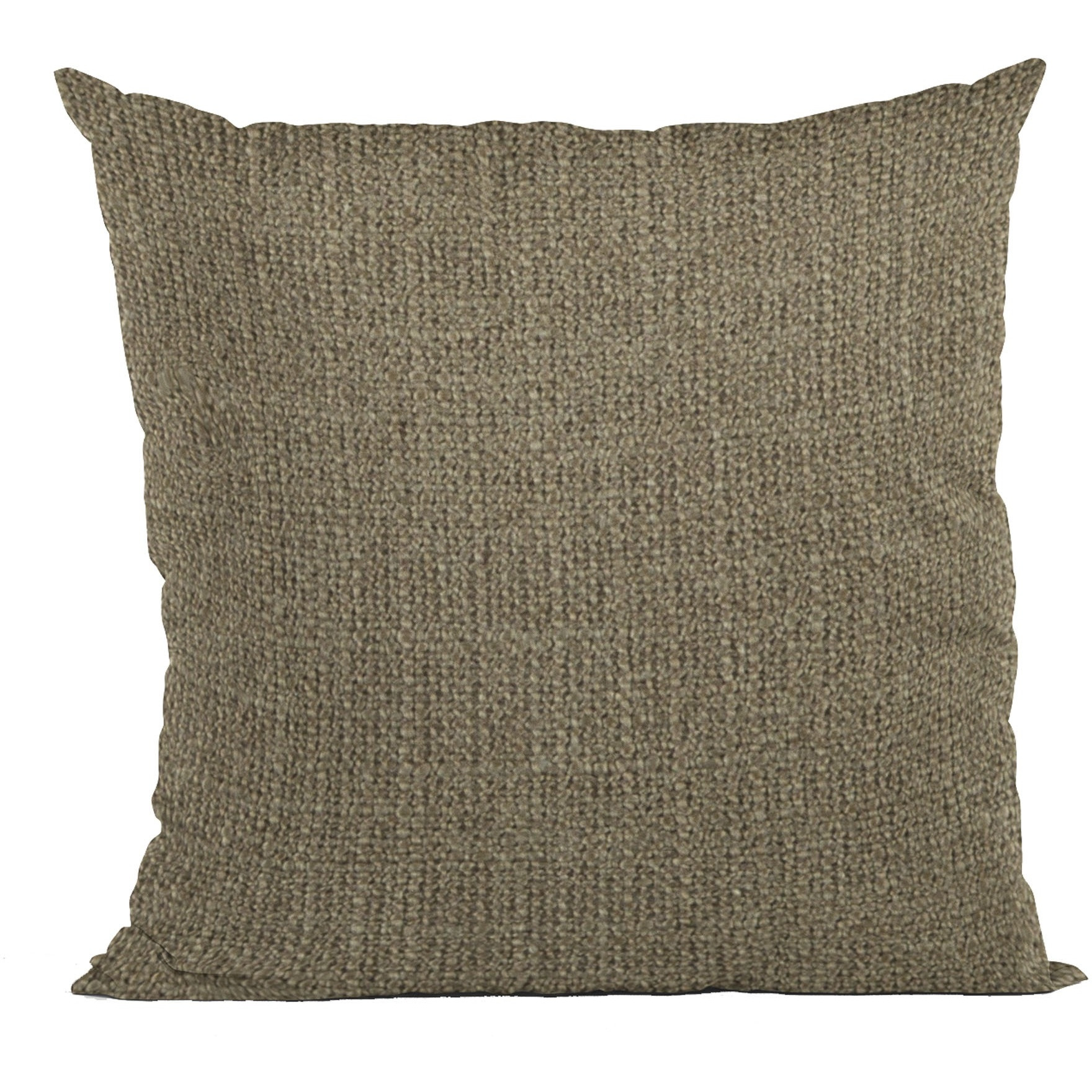 Plutus Hemp Wall Textured Solid, With Open Weave. Luxury Throw Pillow - Double sided  16" x 16"