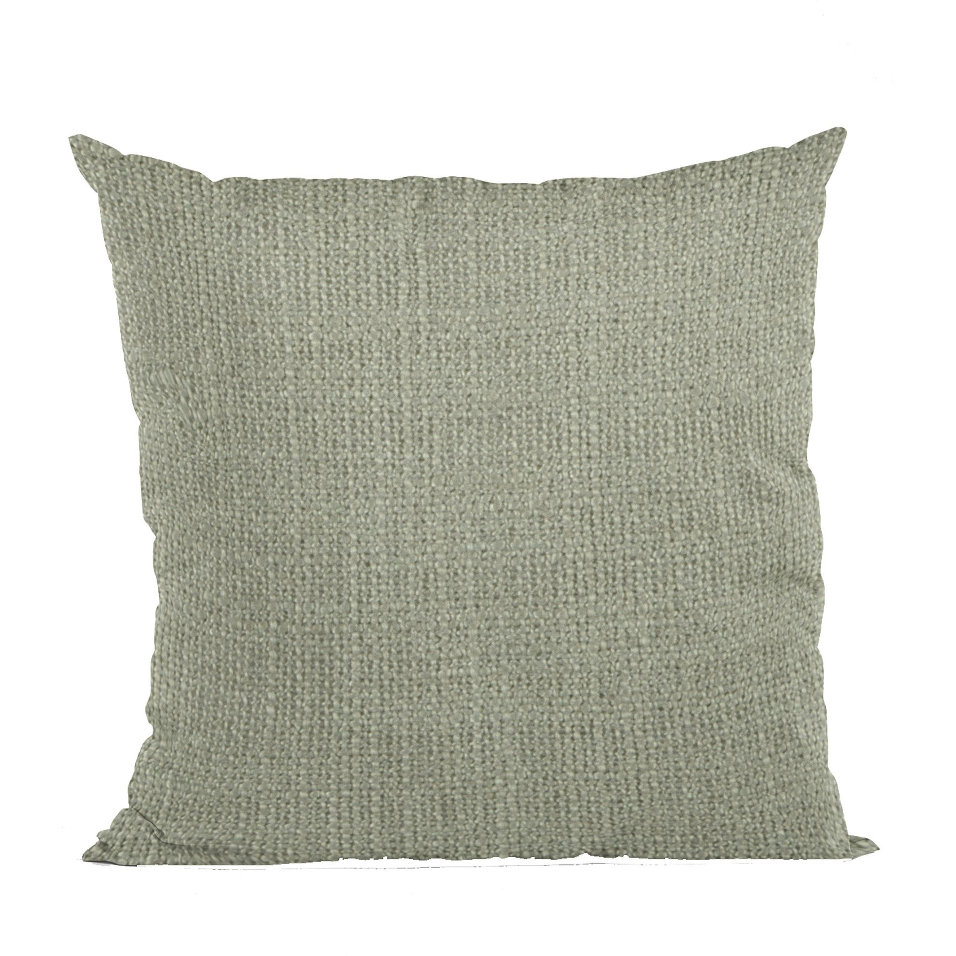 Plutus Flint Wall Textured Solid, With Open Weave. Luxury Throw Pillow - Double sided  20" x 20"