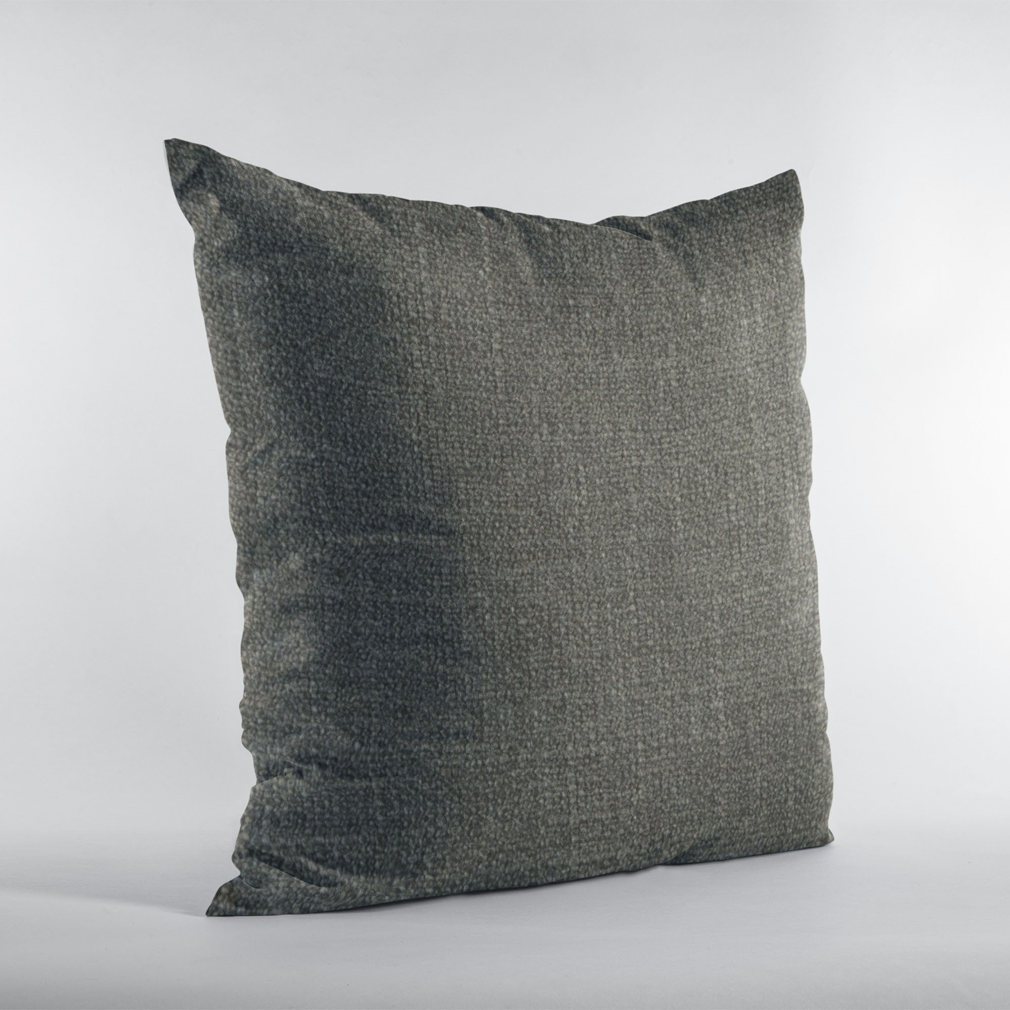 Plutus Mascara Wall Textured Solid, With Open Weave. Luxury Throw Pillow - Double sided  12" x 20"