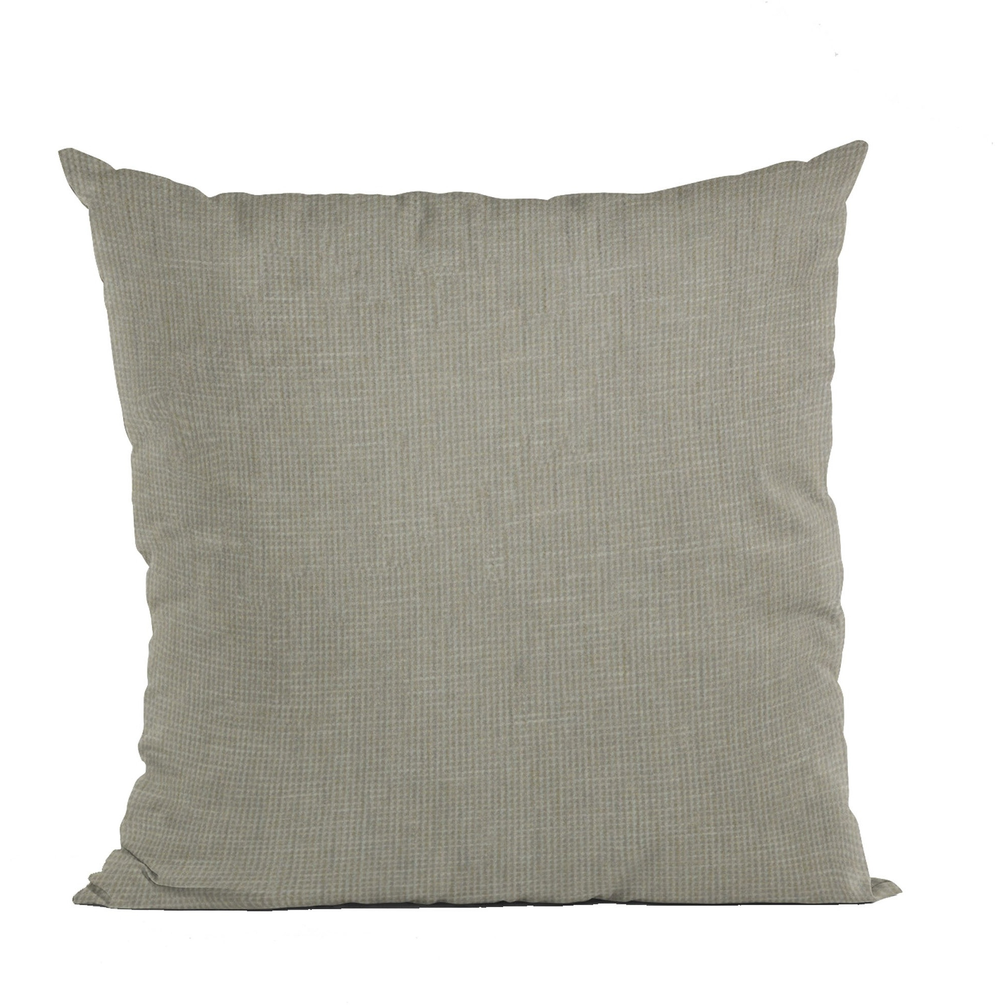 Plutus Travertine Waffle Textured Solid, Sort Of A Waffle Texture Luxury Throw Pillow - Double sided  24" x 24"