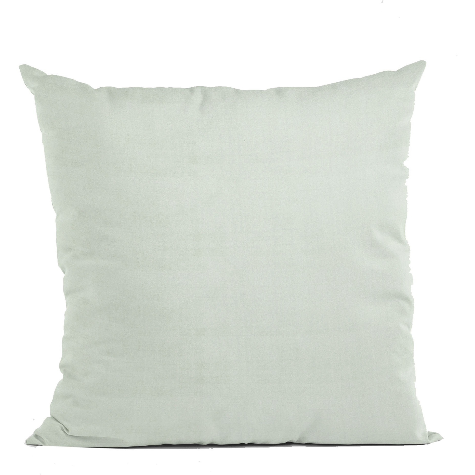 Plutus Baby Blue Solid Shiny Velvet Luxury Throw Pillow - Double sided  20" x 36" King