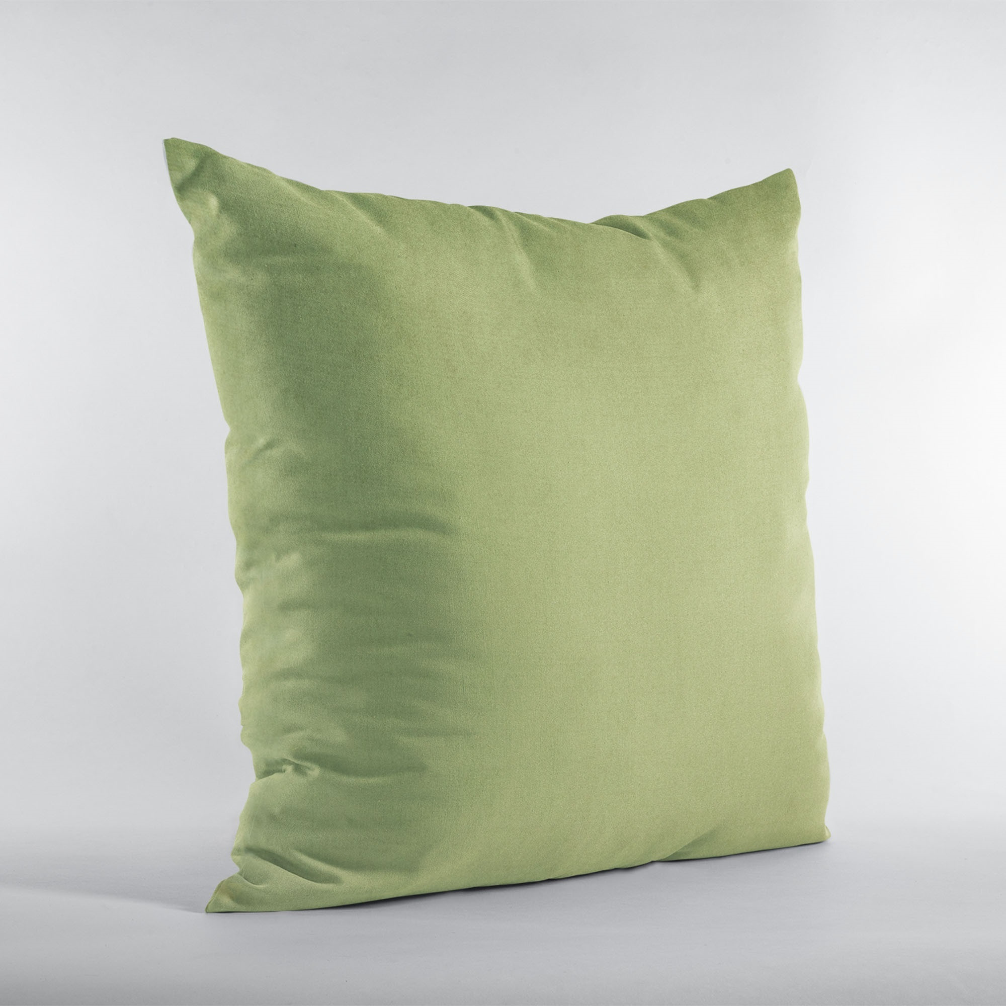 Plutus Lime Solid Shiny Velvet Luxury Throw Pillow - Double sided  20" x 20"
