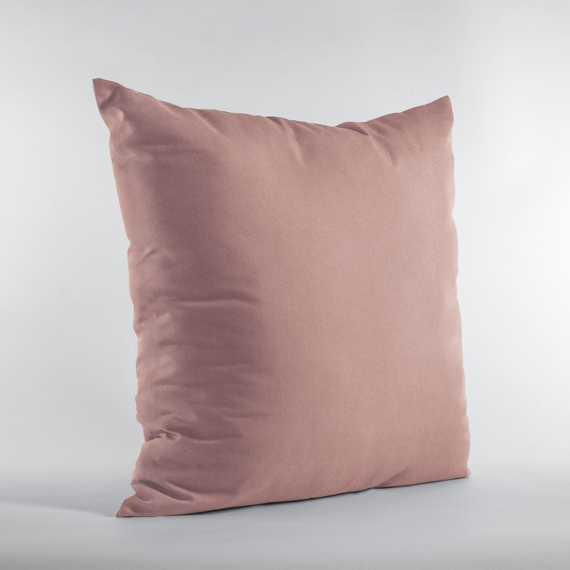 Plutus Baby Pink Solid Shiny Velvet Luxury Throw Pillow - Double sided  26" x 26"