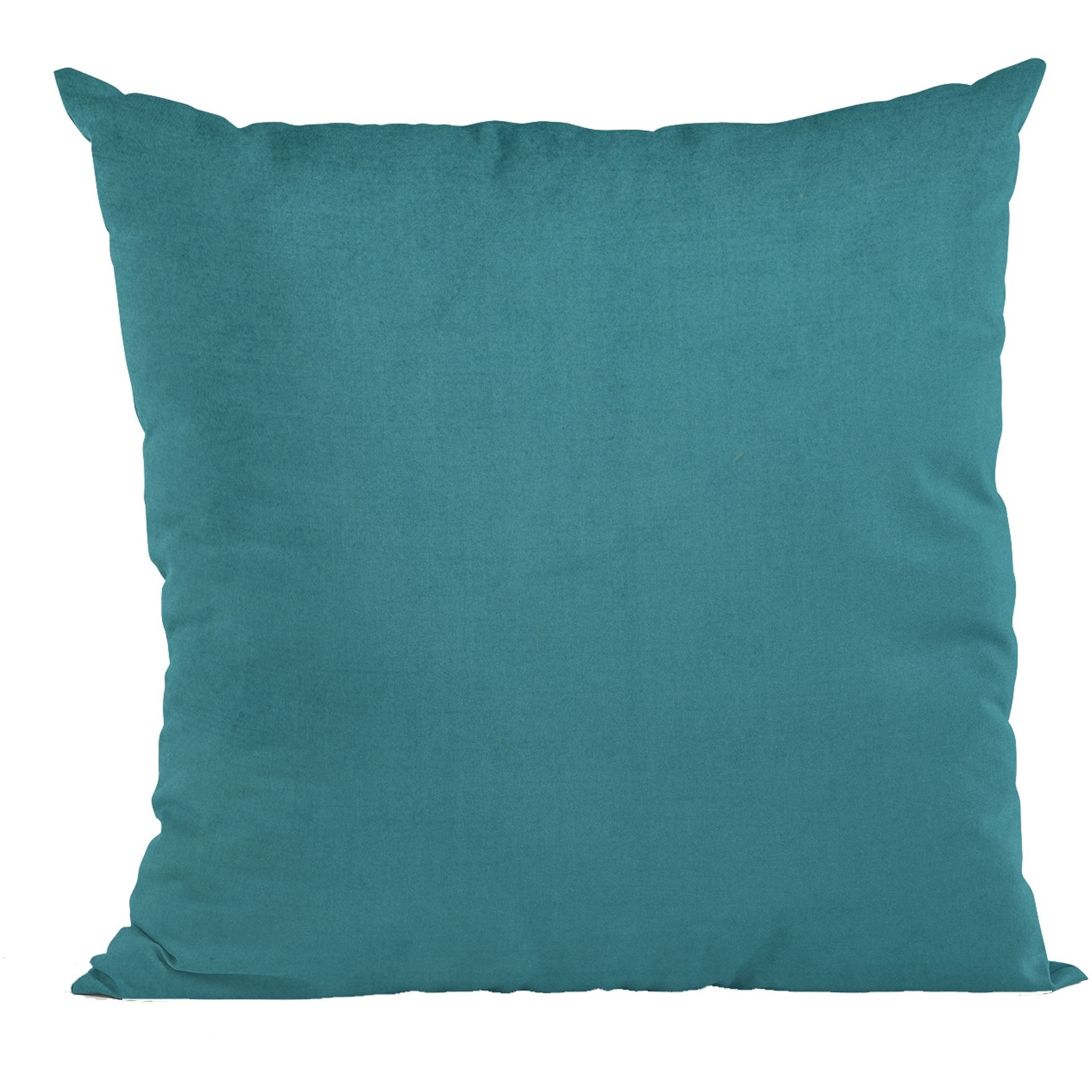 Plutus Sky Blue Solid Shiny Velvet Luxury Throw Pillow - Double sided  20" x 26" Standard