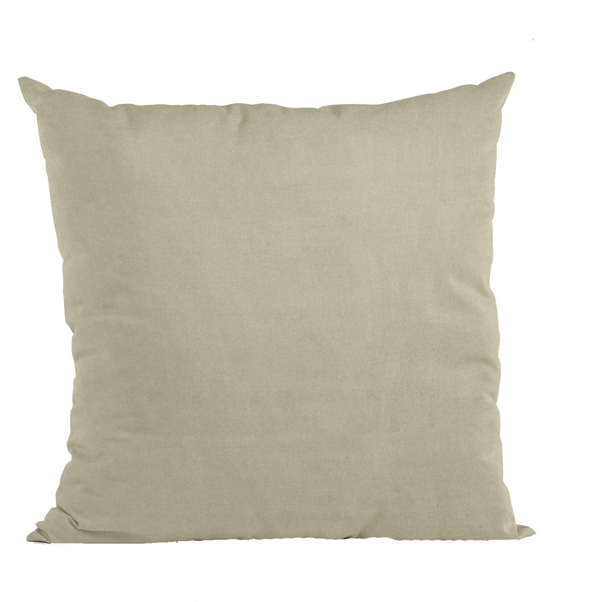 Plutus Oyster Solid Shiny Velvet Luxury Throw Pillow - Double sided  16" x 16"