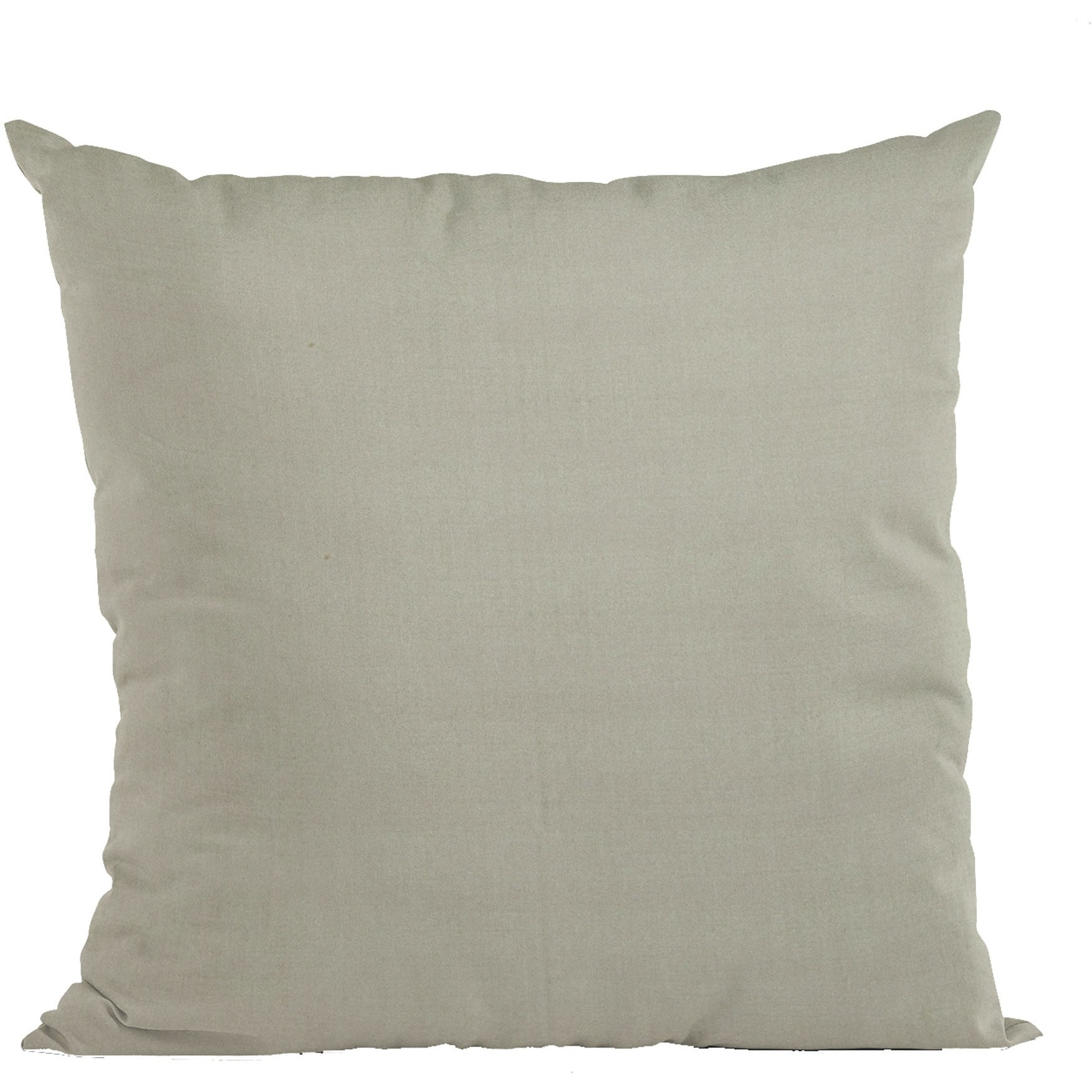 Plutus Light Grey Solid Shiny Velvet Luxury Throw Pillow - Double sided  20" x 20"