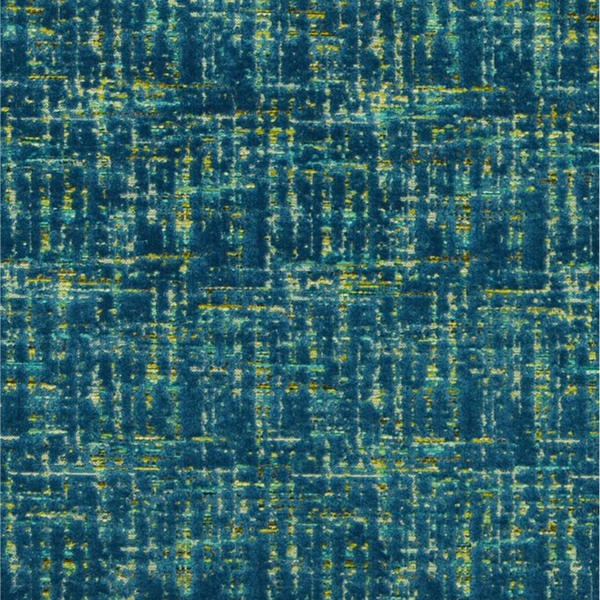 Plutus Sapphire New Planet Cut Velvet Luxury Throw Pillow - Double sided  22" x 22"
