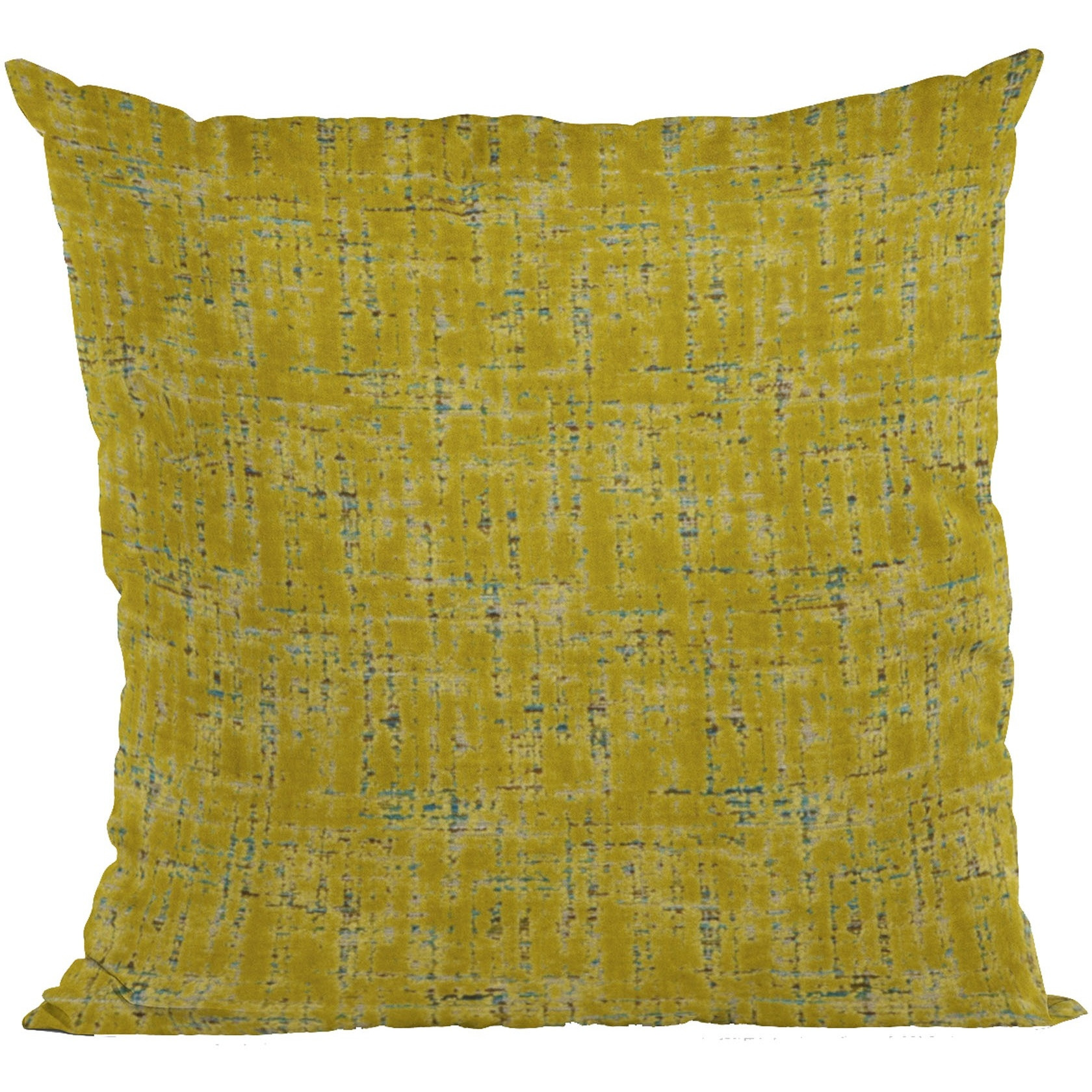 Plutus Sulfur New Planet Cut Velvet Luxury Throw Pillow - Double sided  20" x 26" Standard