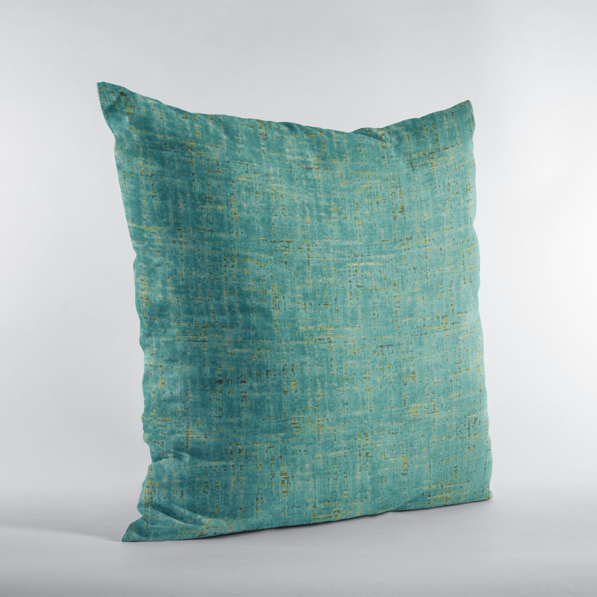 Plutus Tourmaline New Planet Cut Velvet Luxury Throw Pillow - Double sided  22" x 22"