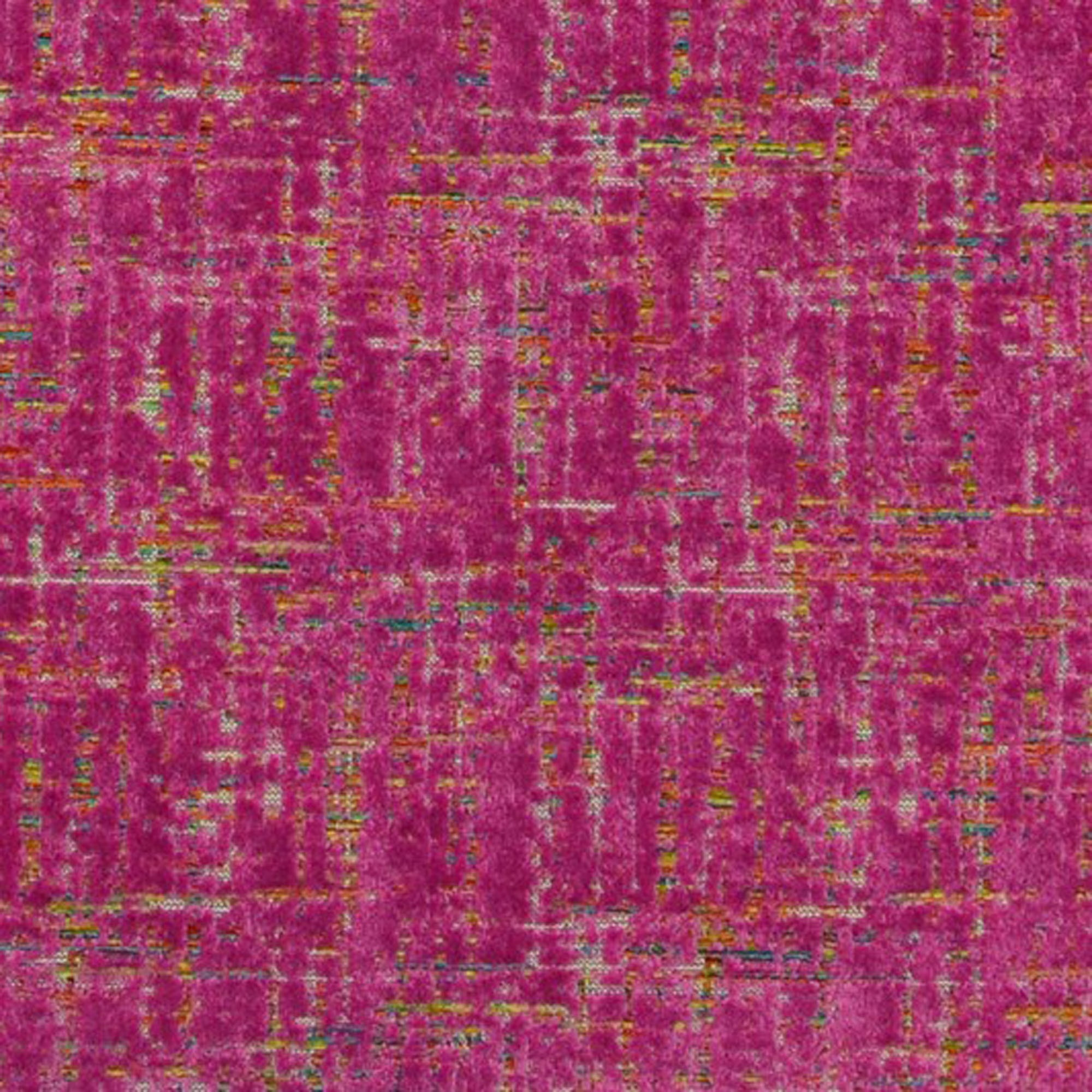 Plutus Fuchsia New Planet Cut Velvet Luxury Throw Pillow - Double sided  26" x 26"