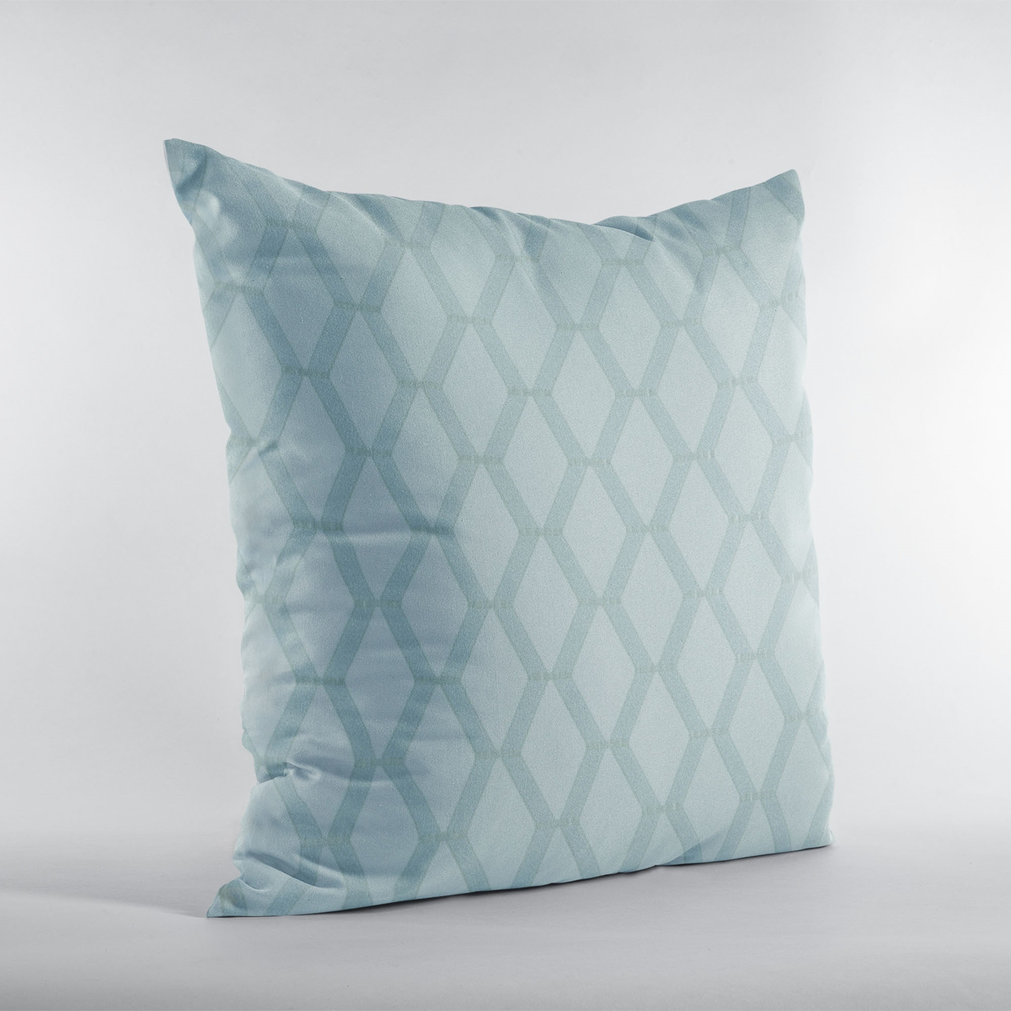 Plutus Serenity Diamond Shiny Fabric With Embroydery Luxury Throw Pillow - Double sided  20" x 26" Standard