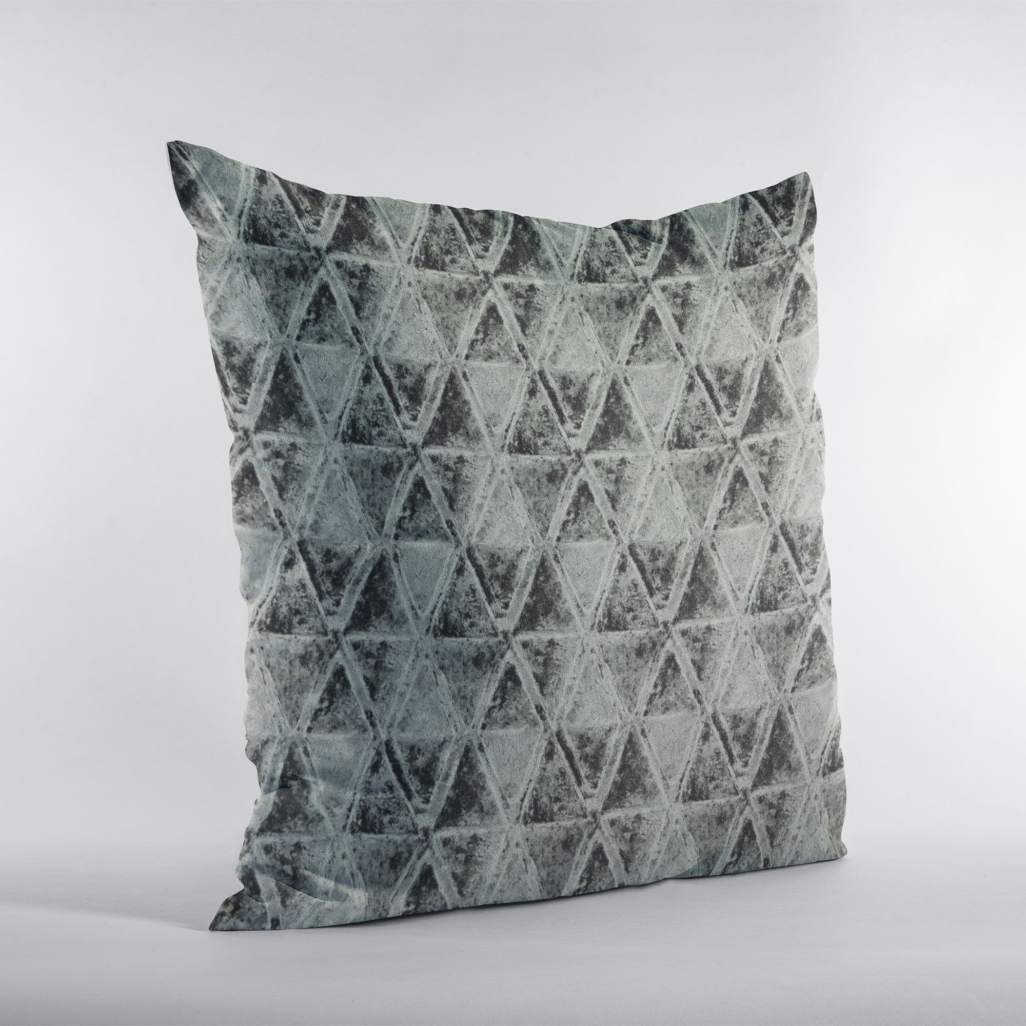 Plutus Noir Stars Velvet With Foil Printing Luxury Throw Pillow - Double sided  26" x 26"