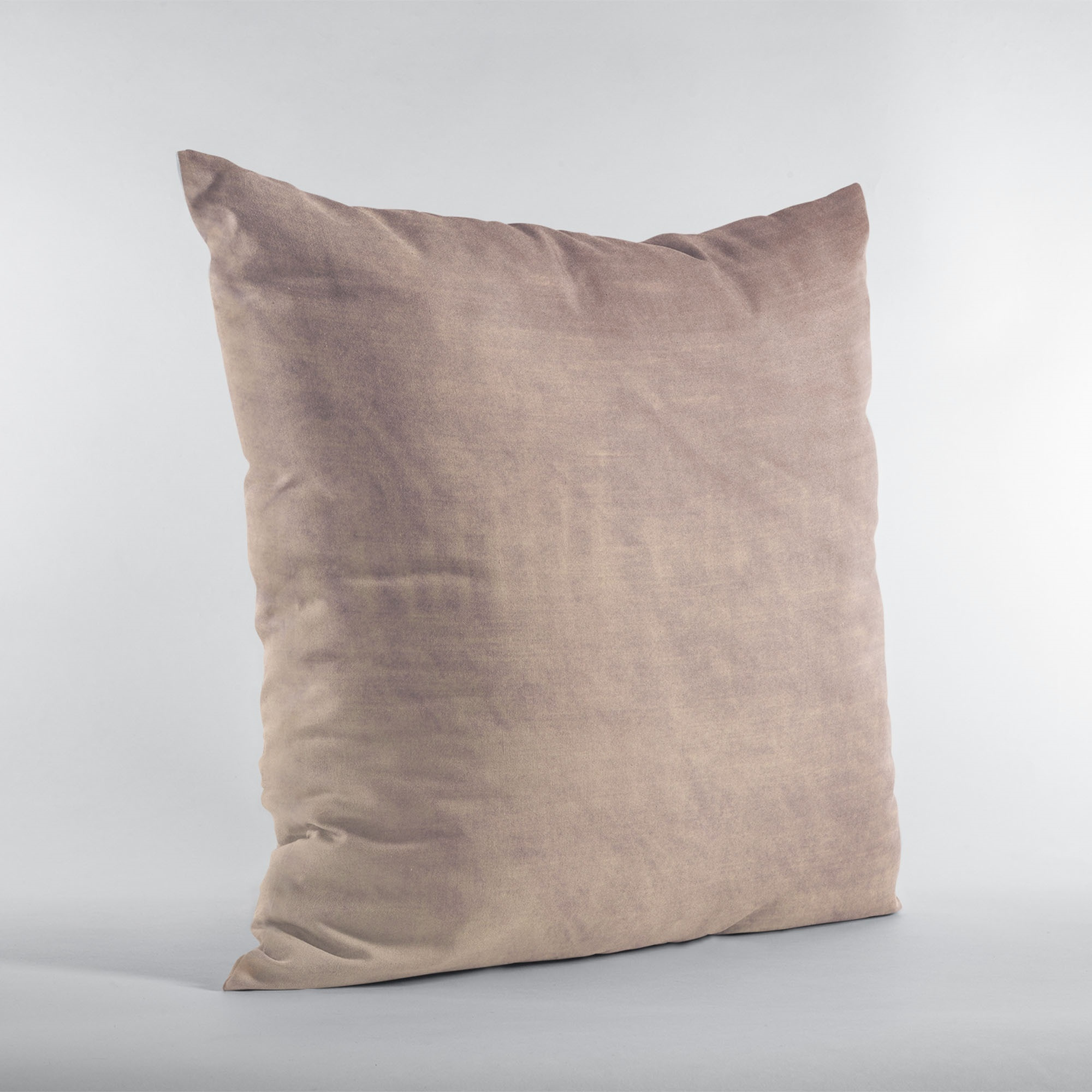 Plutus Blush Lux Velvet Shiny Velvet Luxury Throw Pillow - Double sided  16" x 16"