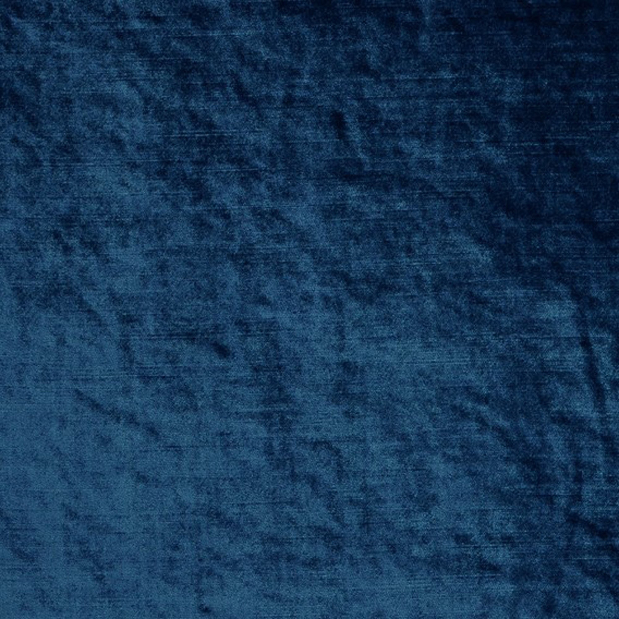 Plutus Navy Lux Velvet Shiny Velvet Luxury Throw Pillow - Double sided  18" x 18"