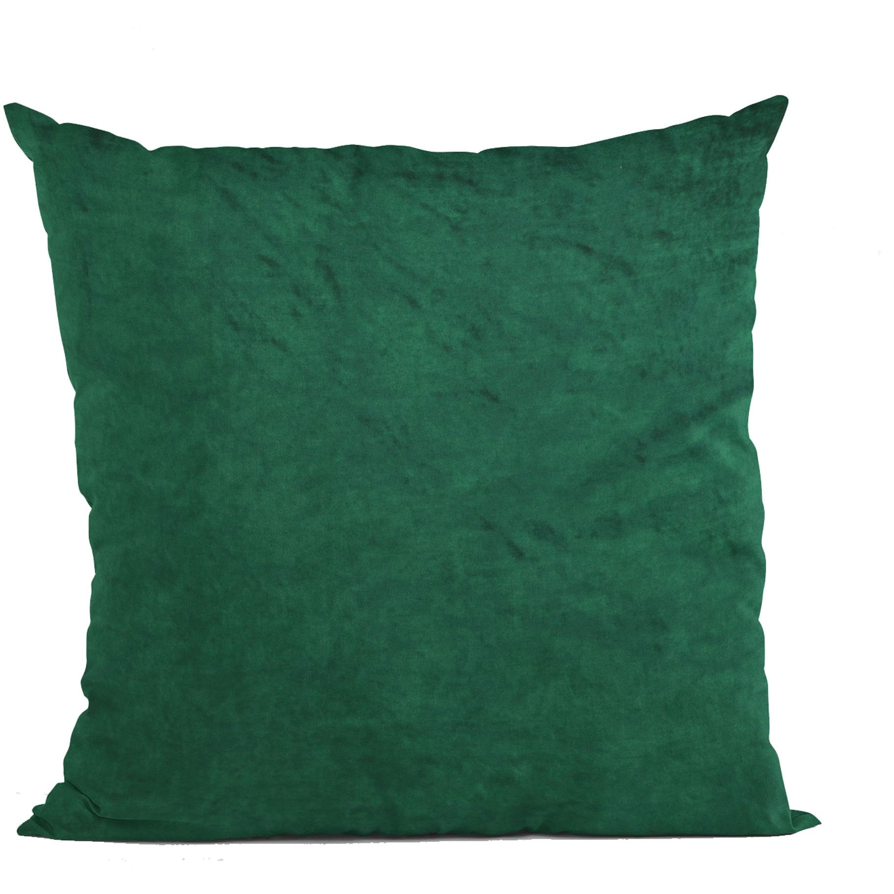 Plutus Emerald Lux Velvet Shiny Velvet Luxury Throw Pillow - Double sided  20" x 30" Queen