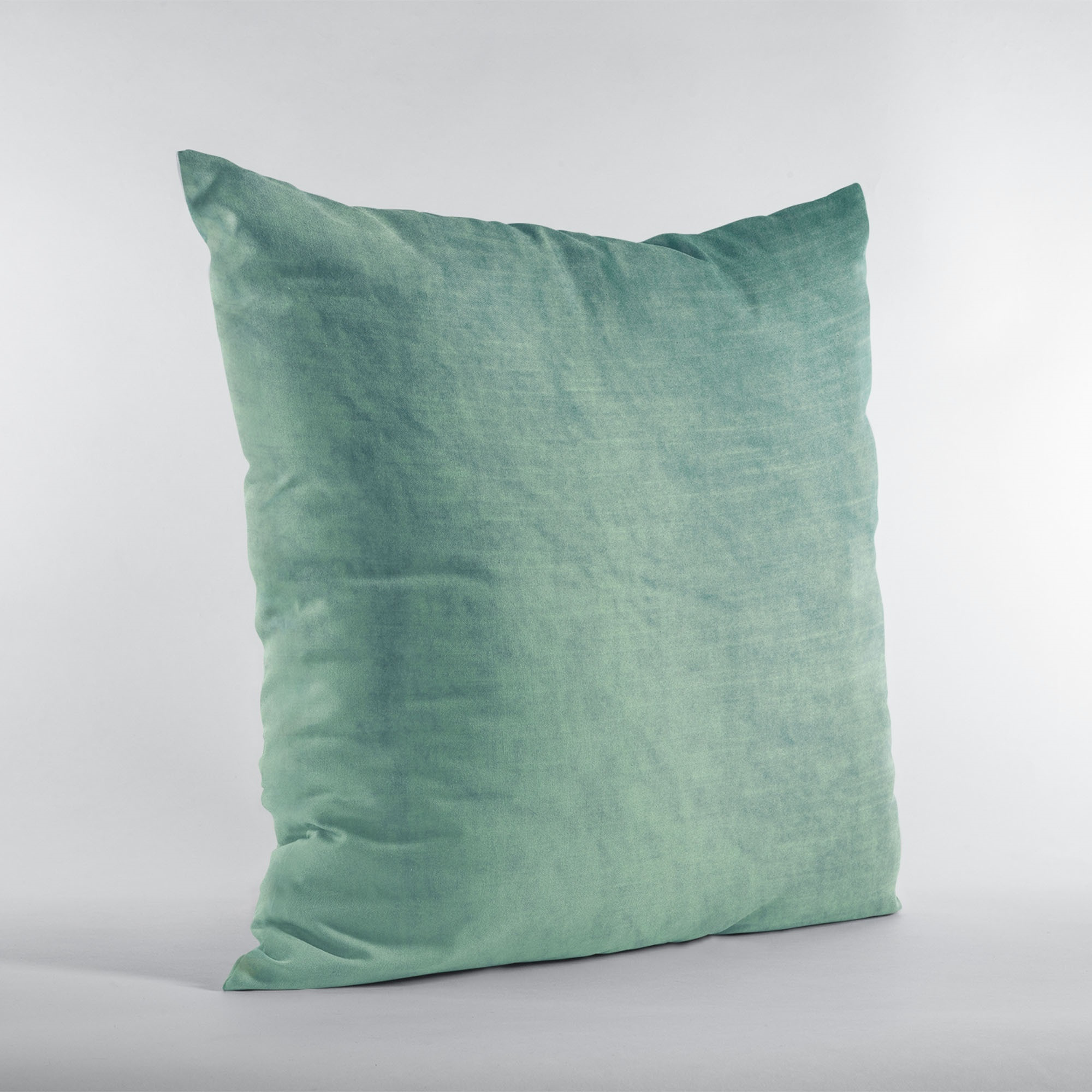 Plutus Glacier Lux Velvet Shiny Velvet Luxury Throw Pillow - Double sided  20" x 30" Queen