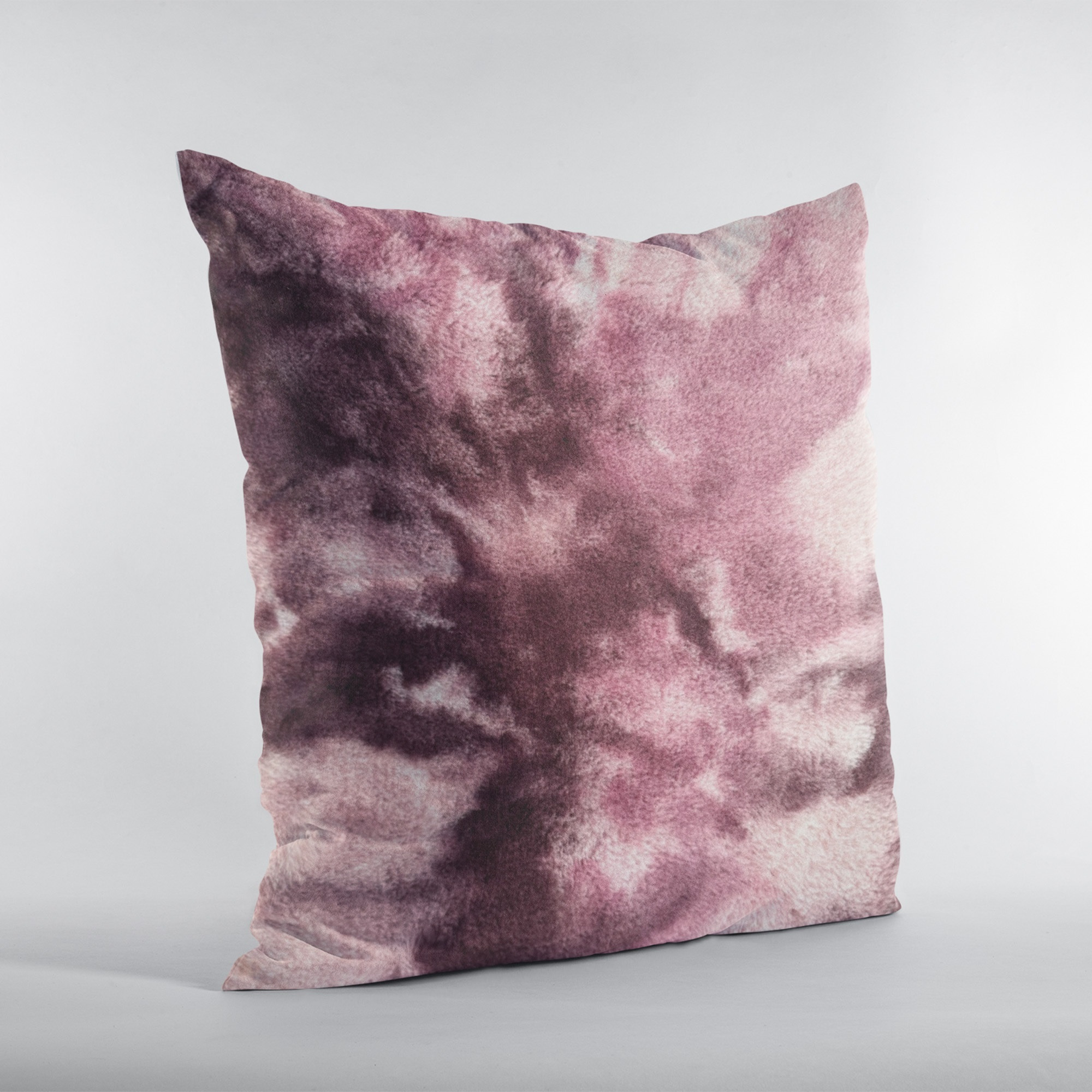 Plutus Rose Fureal Animal Faux Fur Luxury Throw Pillow - Double sided  22" x 22"