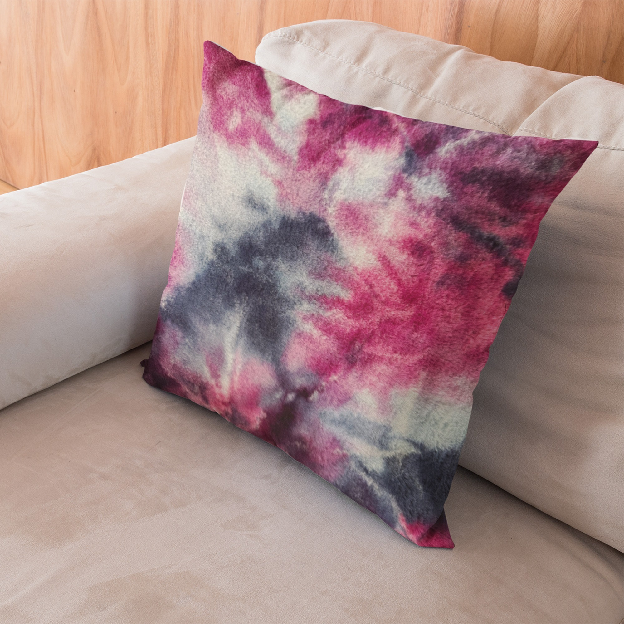 Plutus Fuchsia Purple Fureal Animal Faux Fur Luxury Throw Pillow - Double sided  16" x 16"