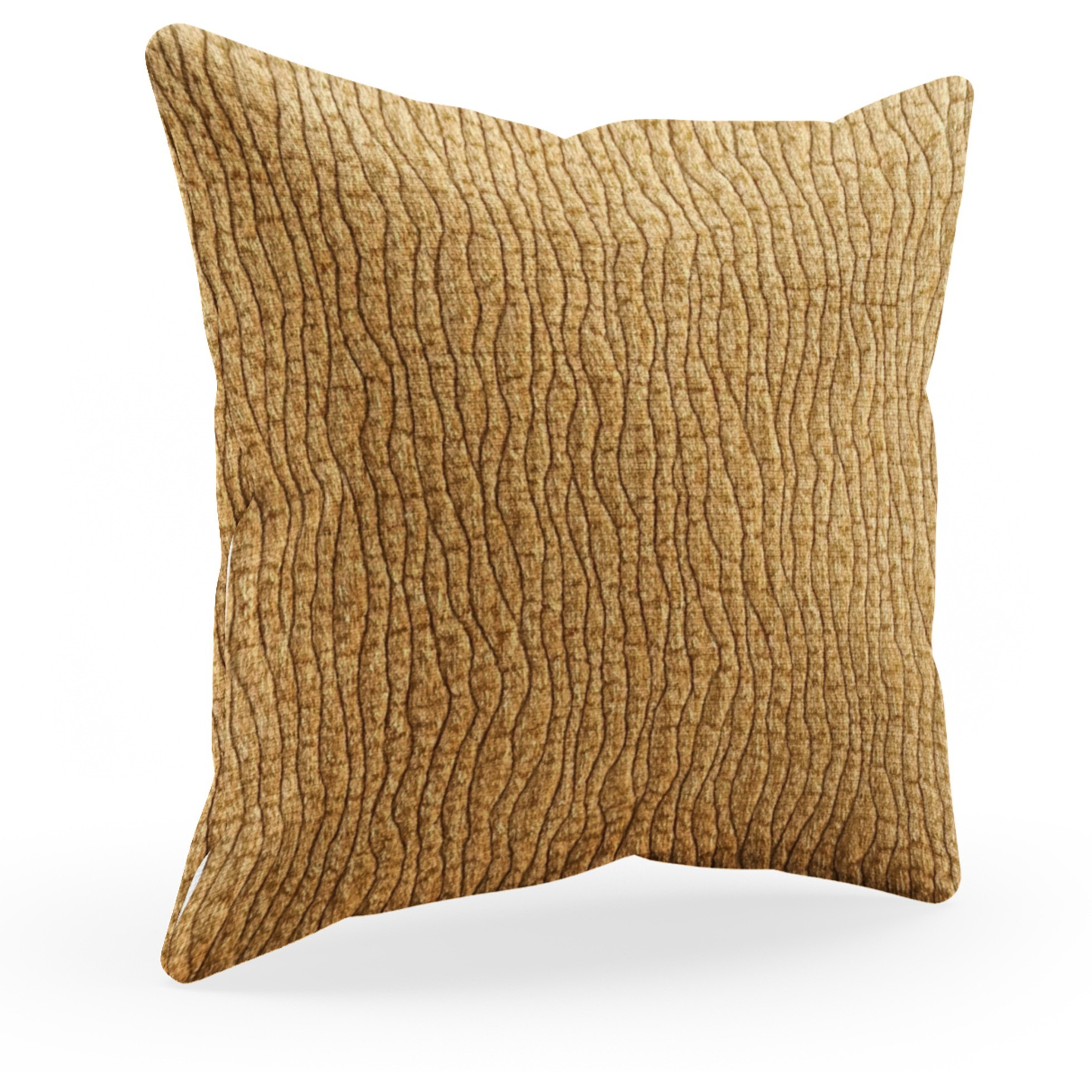 Plutus Yellow Desert Lines Luxury Throw Pillow