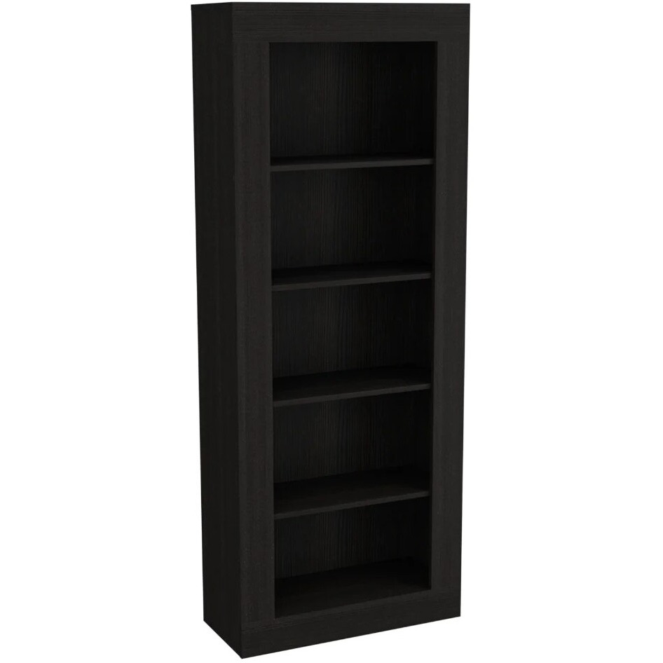 TUHOME Andina Bookcase, Vertical Design, Five Shelves -Black -Office