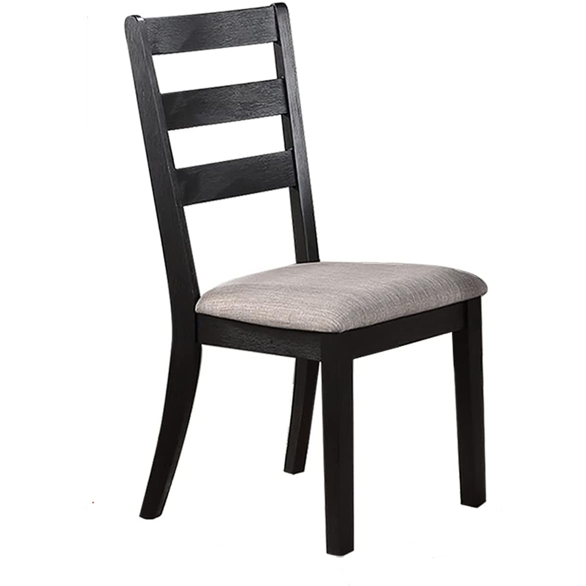 5 Piece Dining Set, Rectangular Table, 4 Chairs, Padded, Espresso Brown
