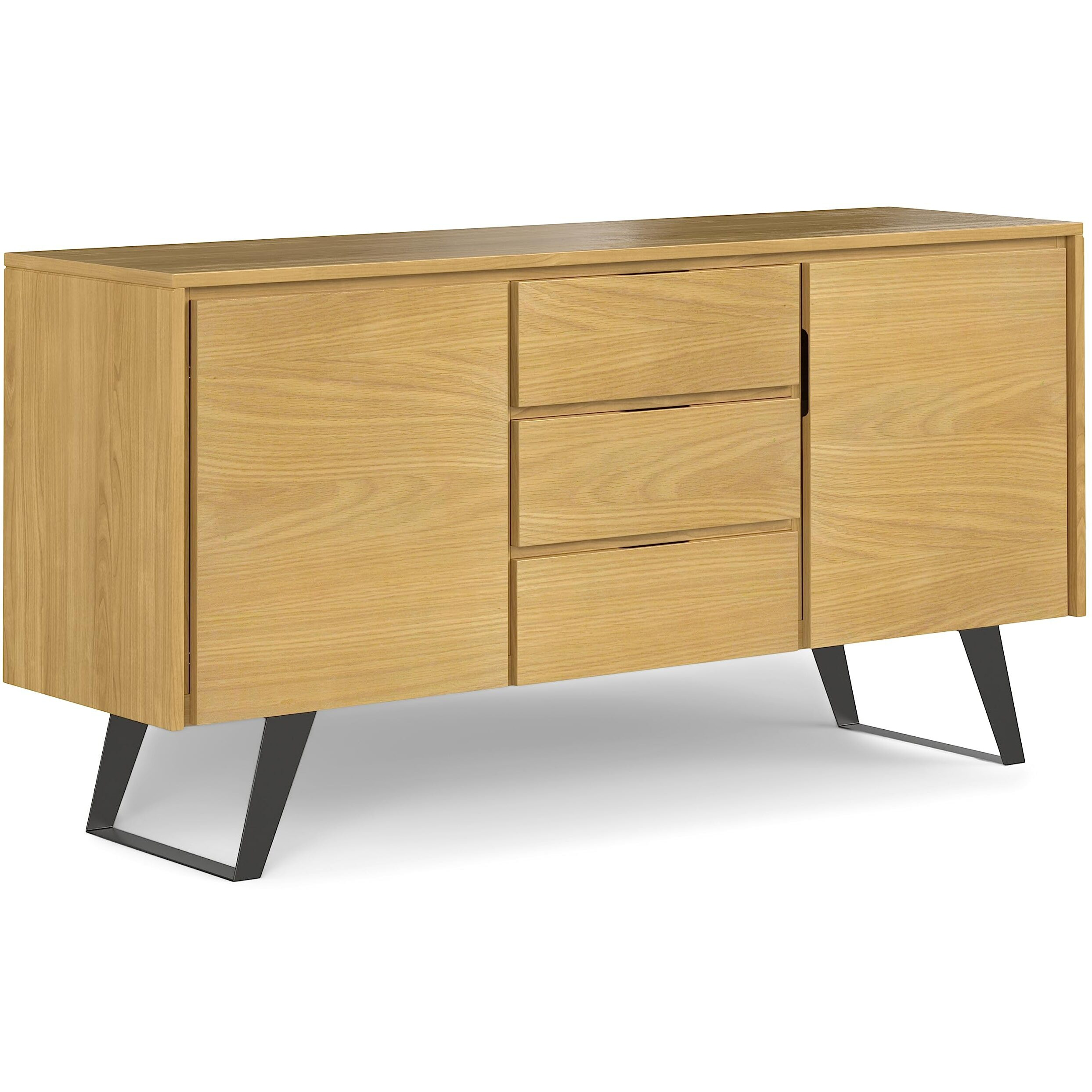 Lowry Sideboard Buffet in Oak Veneer