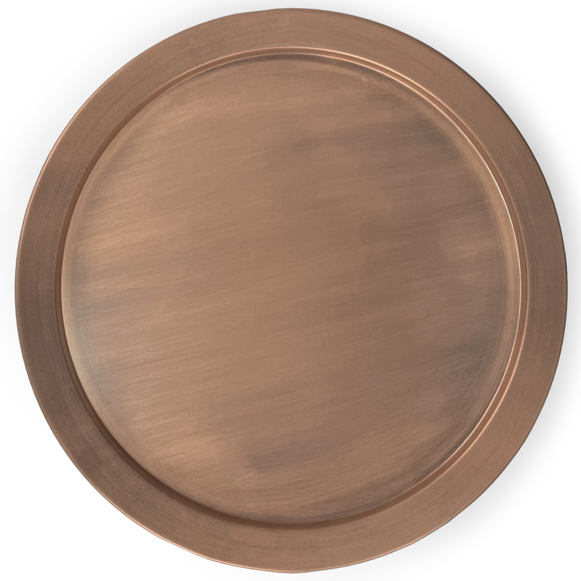 Corbin Metal Side Table in Antique Copper